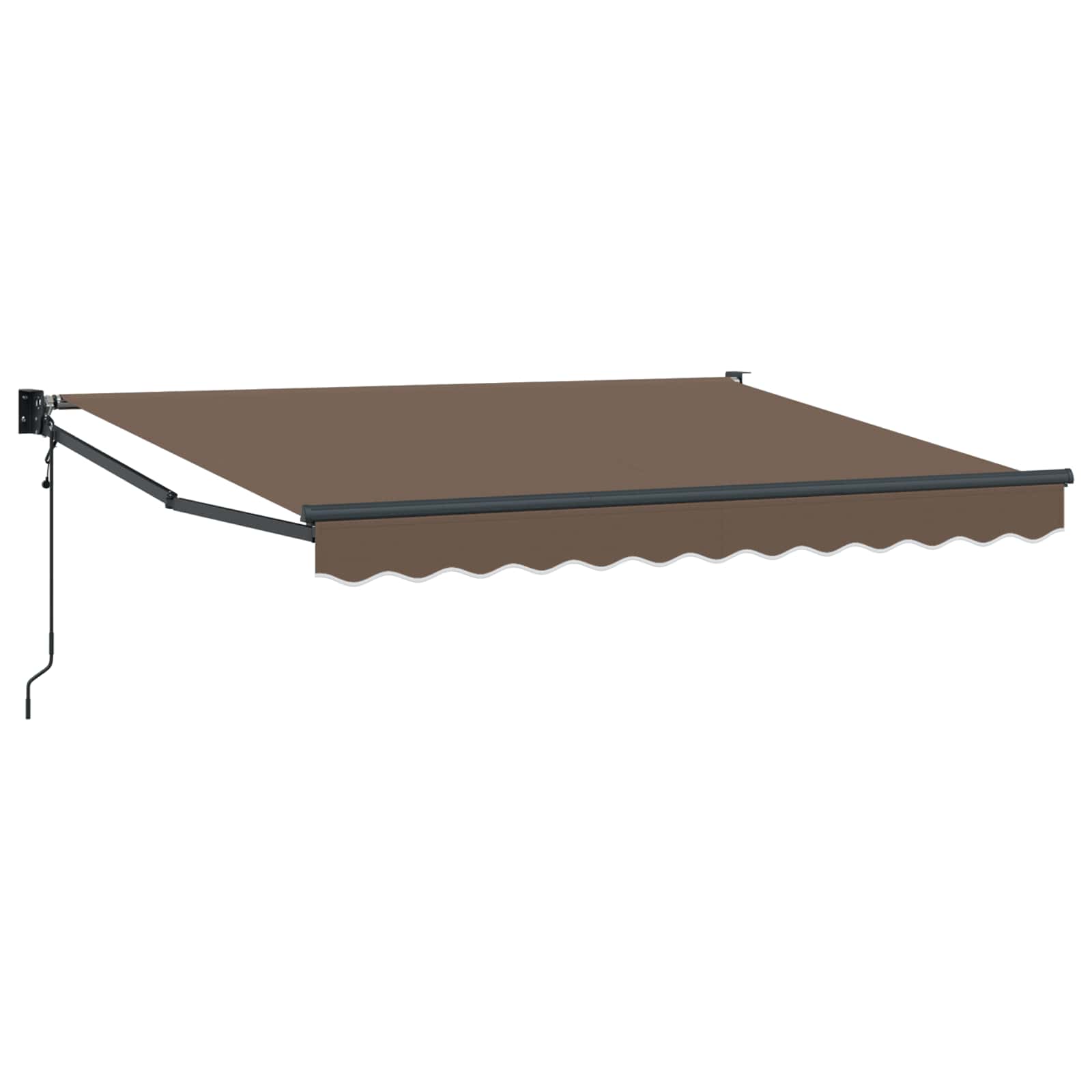 Električna retraktabilna tenda Sivosmeđa