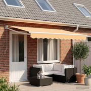 Povlačivi tende Pijesak 4 x 2 m 100% Poliester i Aluminij