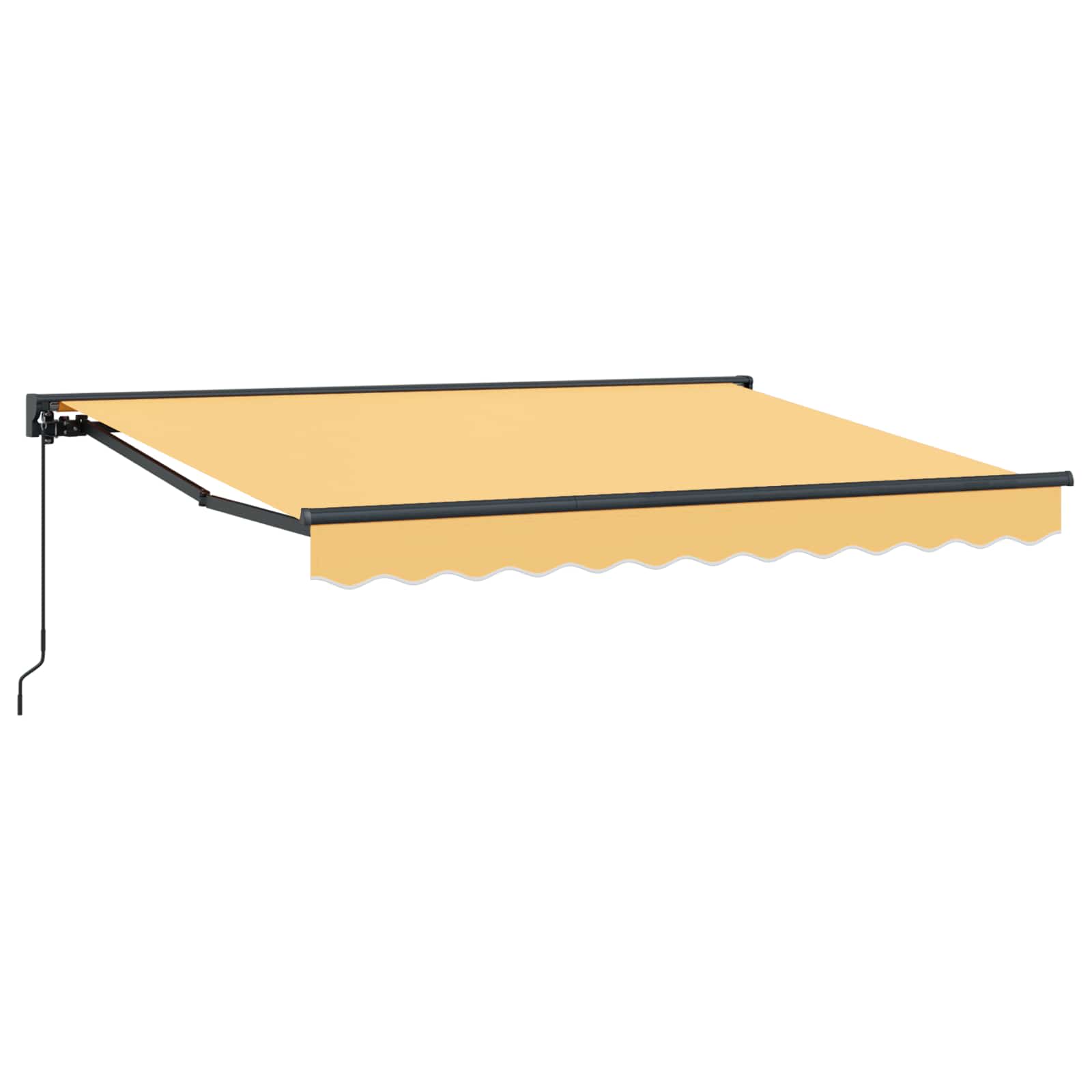 Povlačivi tende Pijesak 3 x 2,5 m Poliester i aluminij