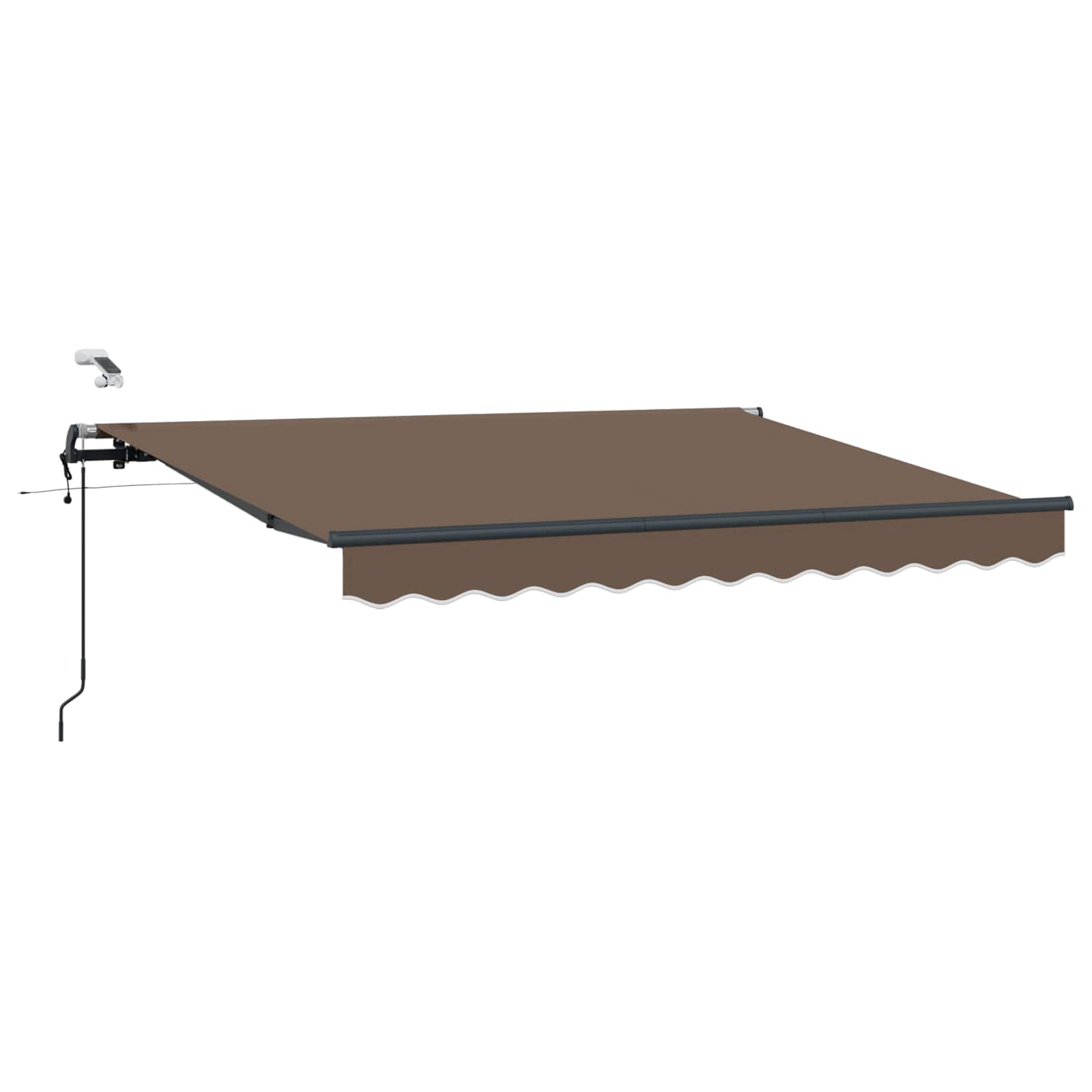 Tkanina za tende Sivosmeđa 400 × 300 cm Poliester