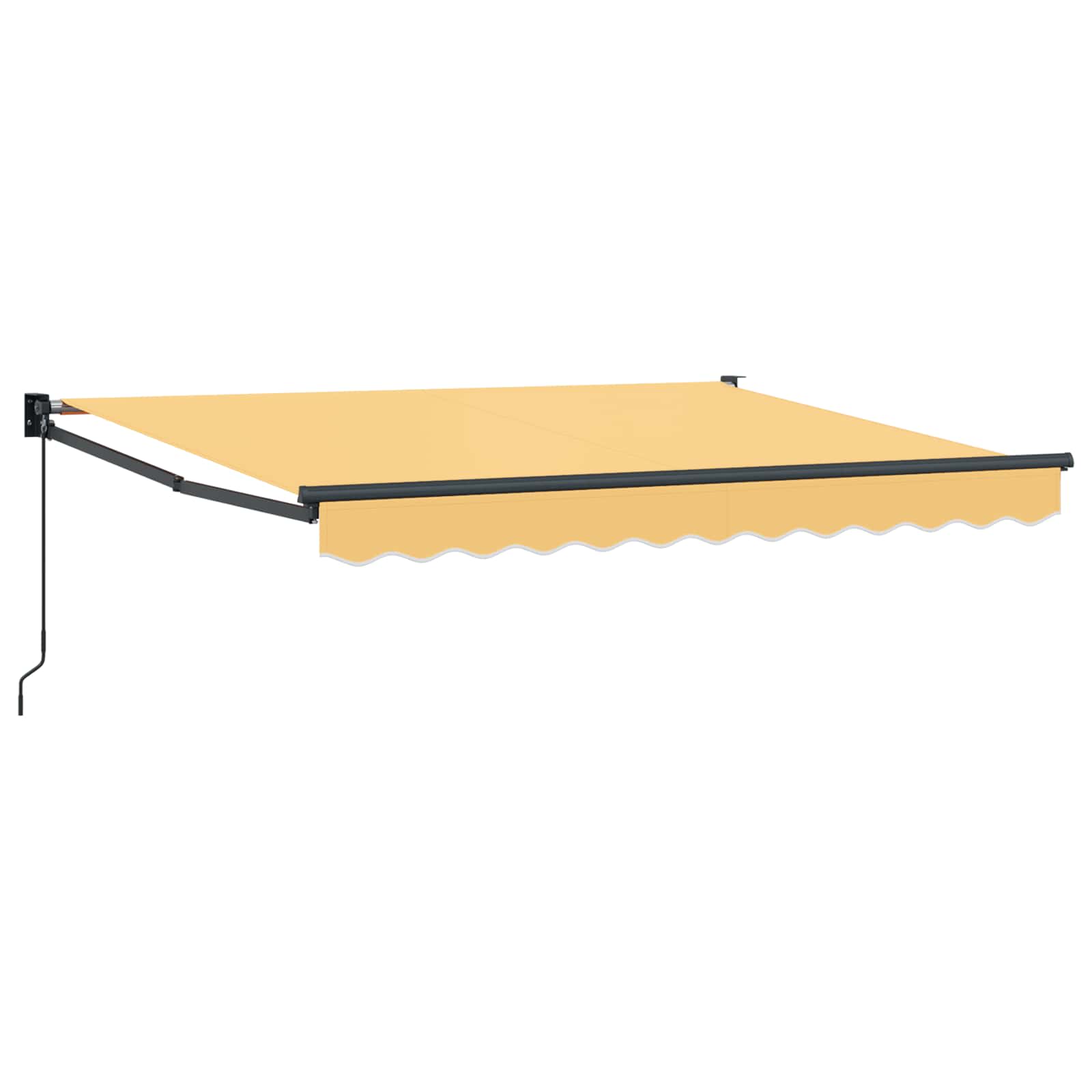 Povlačivi tende Pijesak 4 × 3 m 100% Poliester i Aluminij
