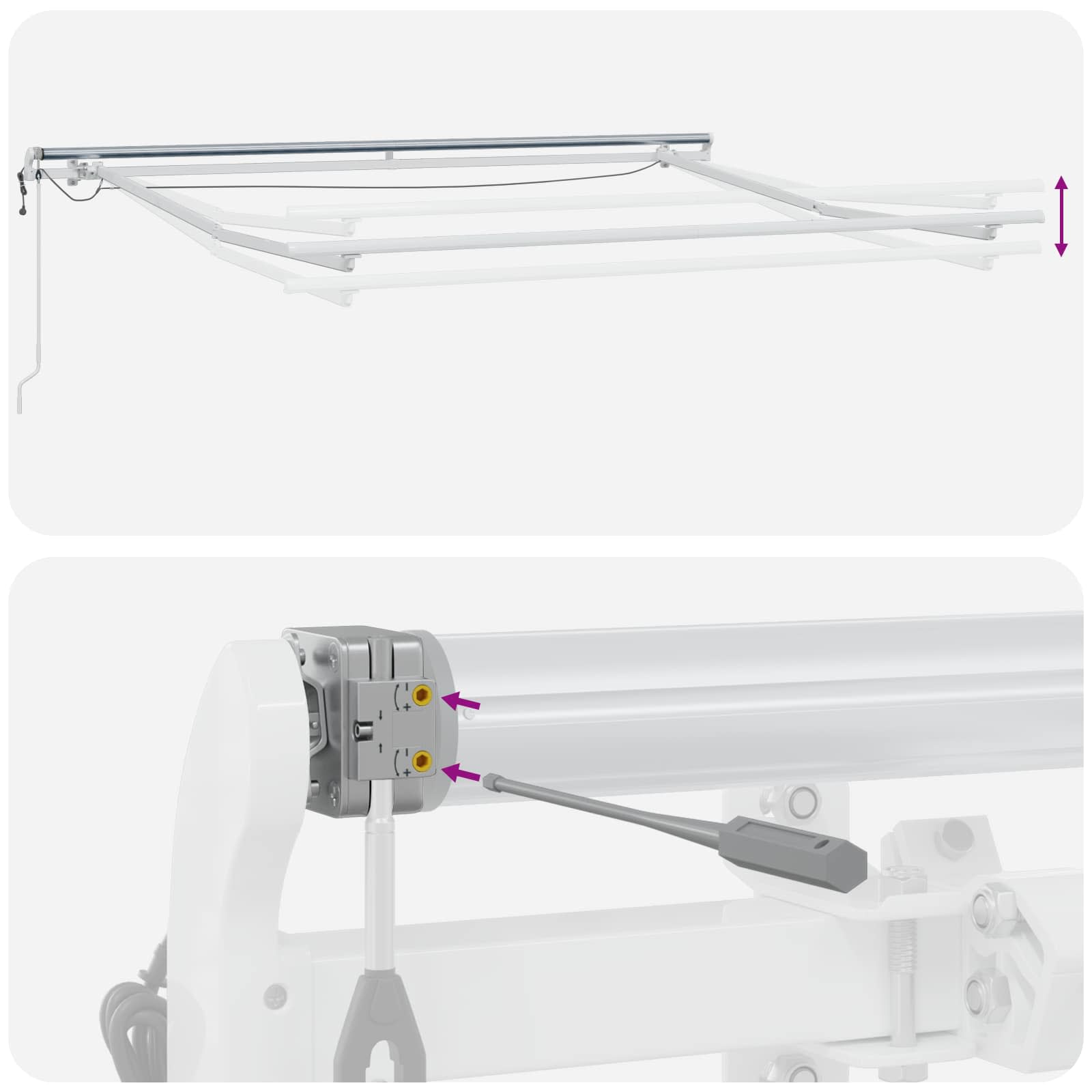 Tkanina za tende Sivosmeđa 400 × 350 cm Poliester