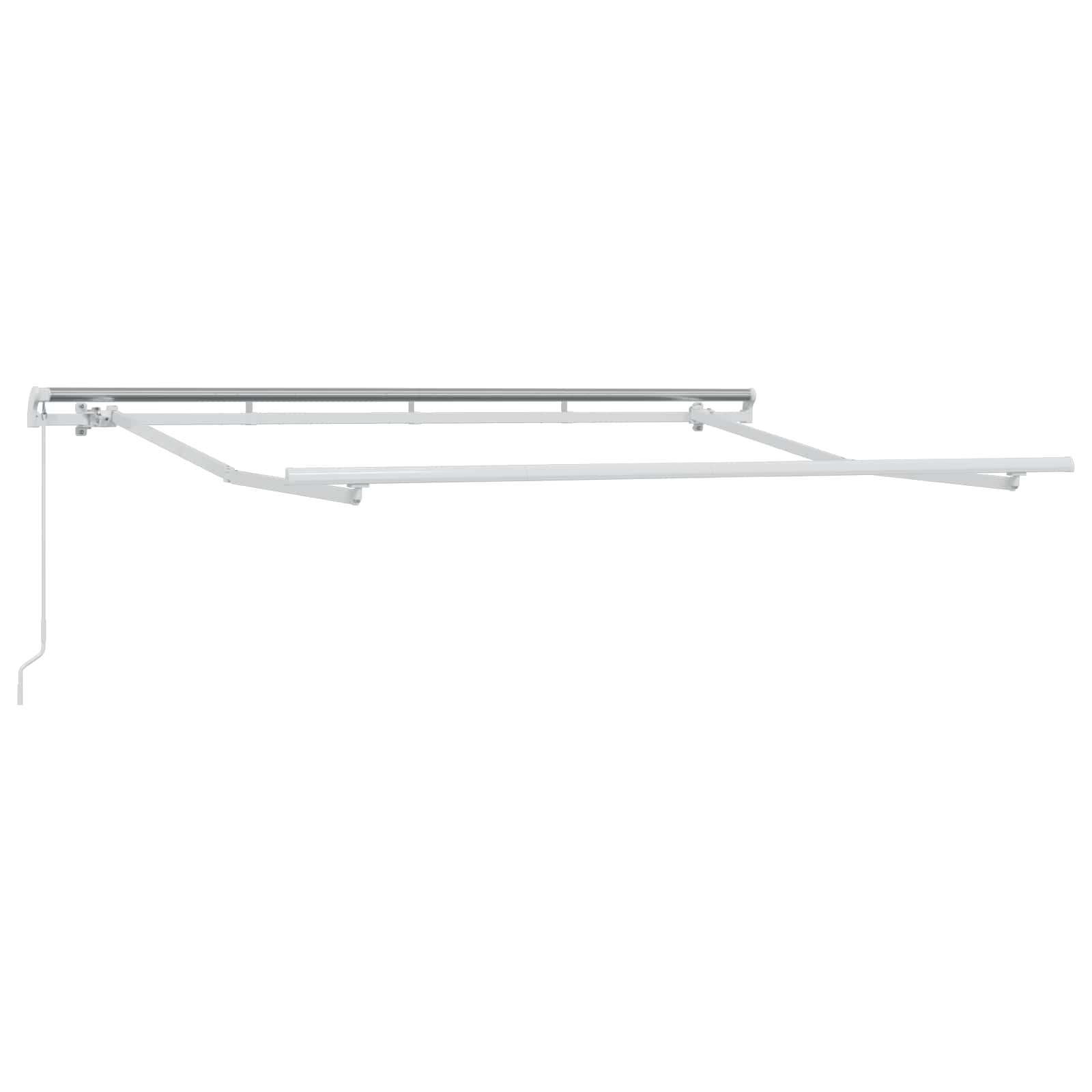 Povlačivi tende Pijesak 450 × 350 cm Poliester i aluminij