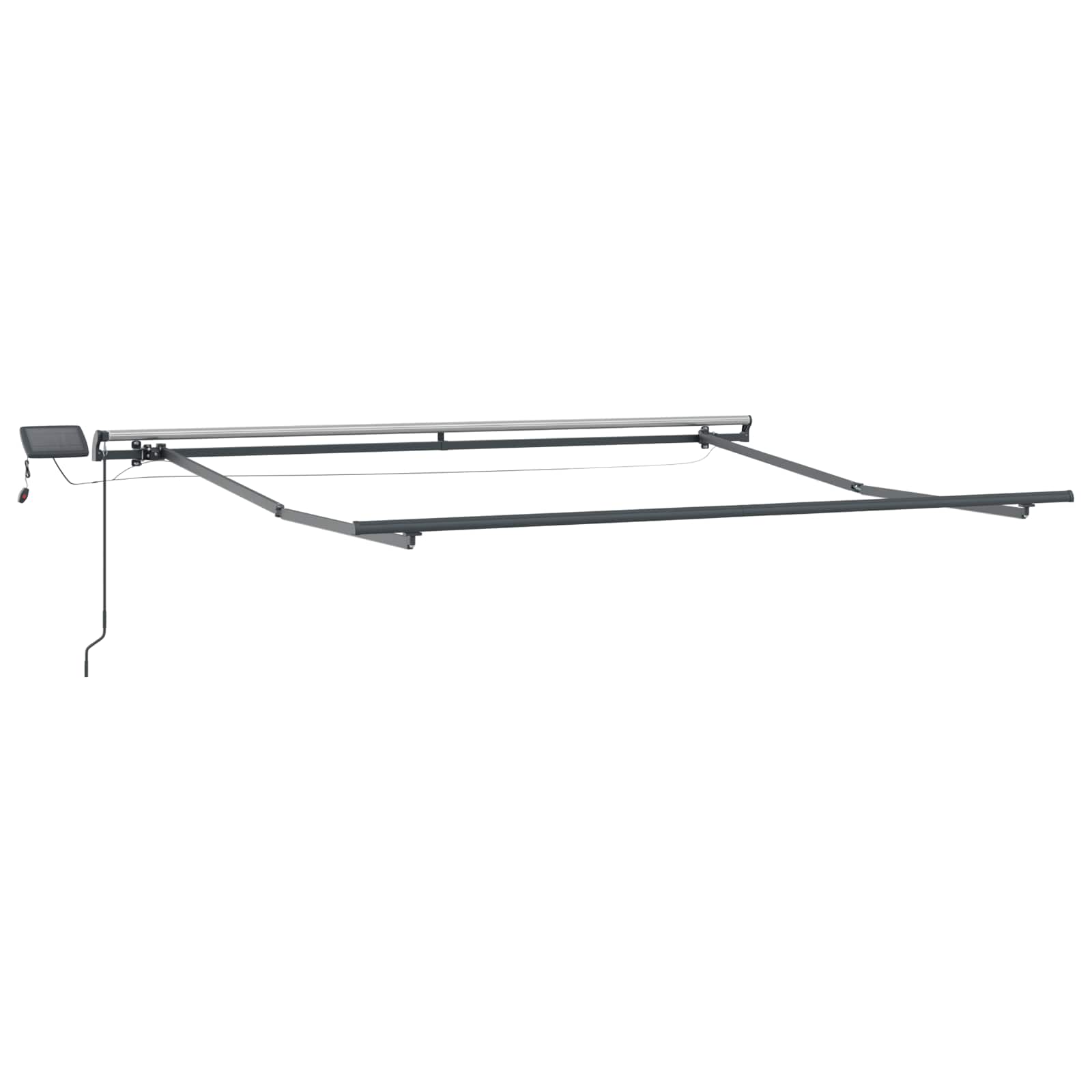 Povlačivi tende Pijesak 450 × 350 cm Tkanina i Aluminij