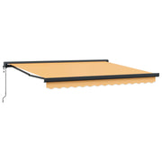 Povlačivi tende Pijesak 500 × 300 cm Tkanina i Metal