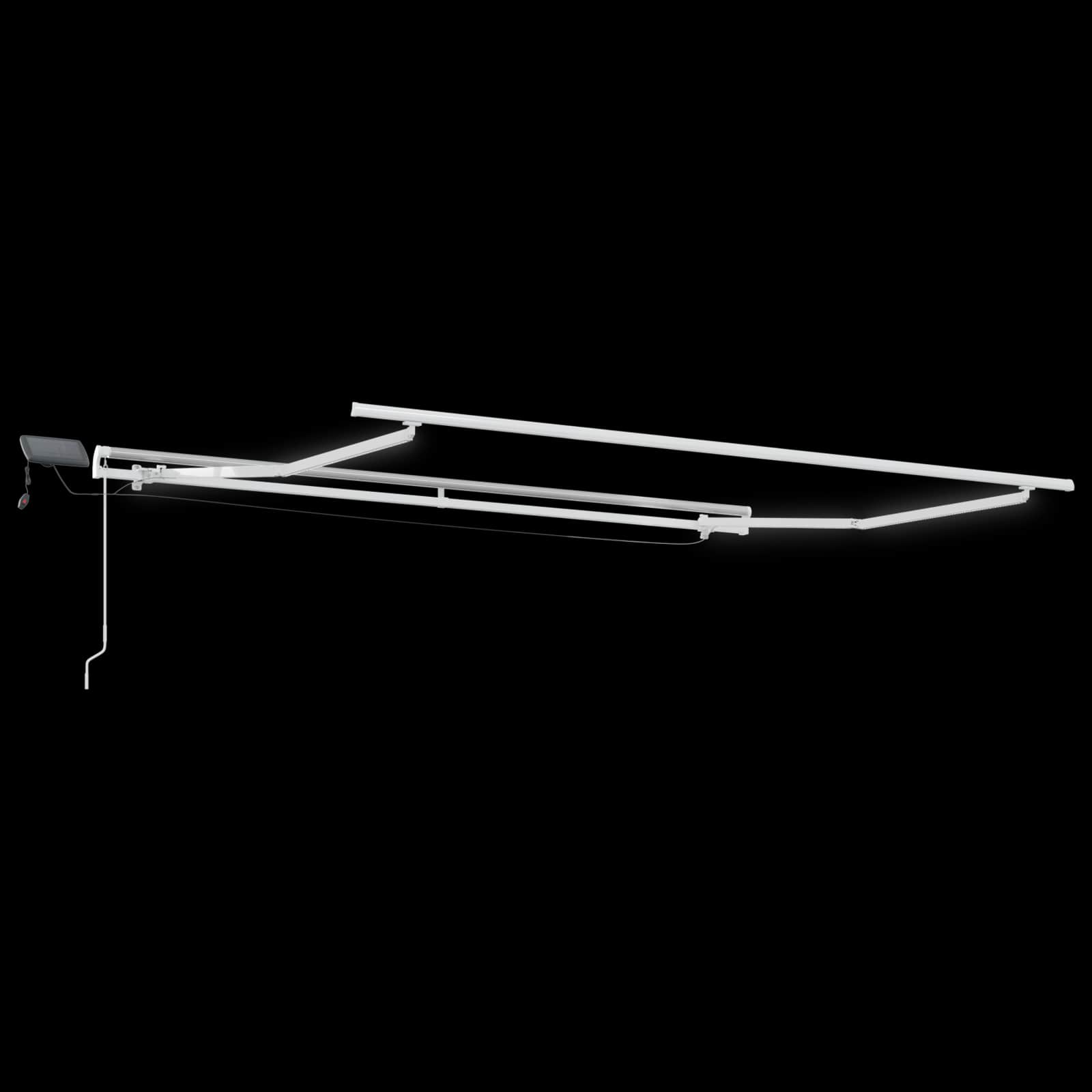 Povlačivi tende Pijesak 500 × 350 cm Tkanina i Aluminij