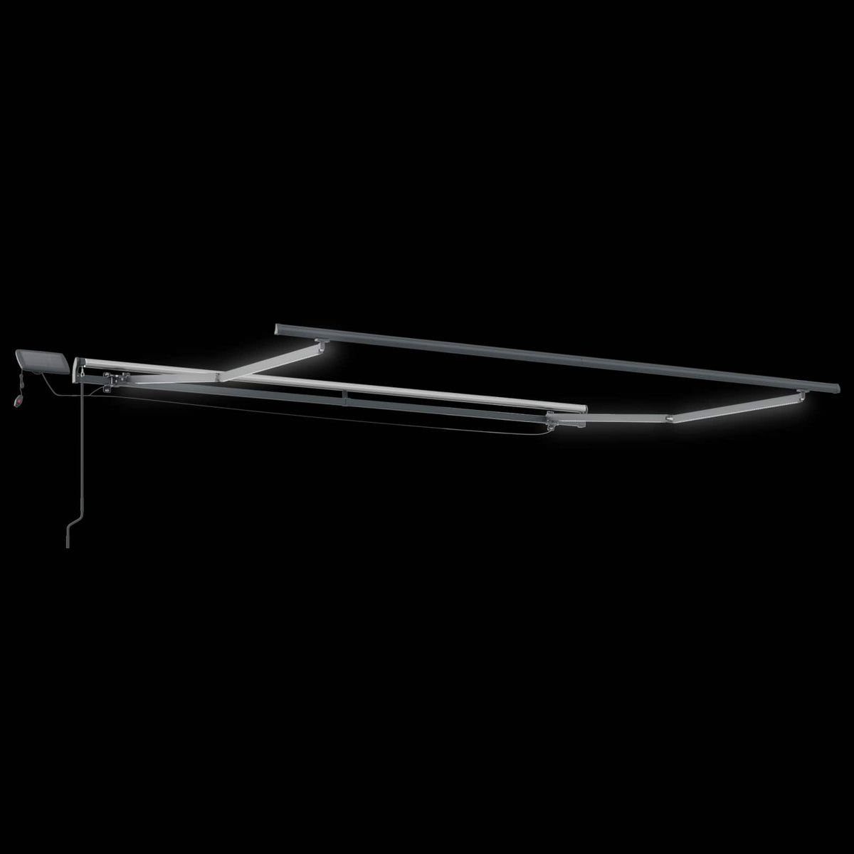 Povlačivi tende Pijesak 600 × 300 cm Tkanina i Aluminij