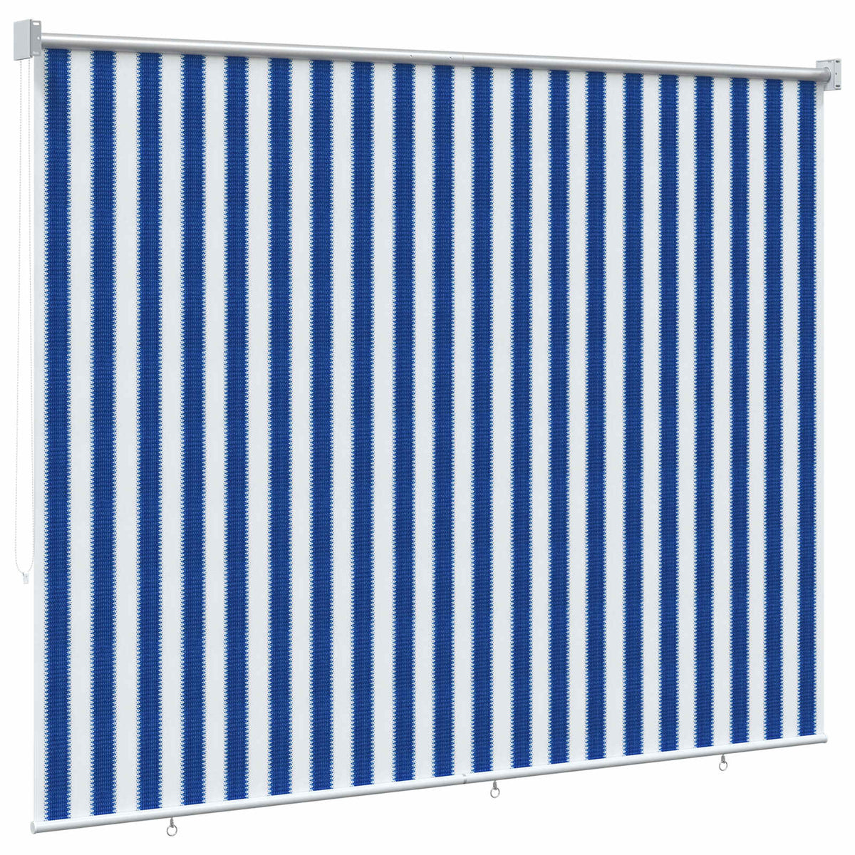 Vanjska roleta 90% blokada UV zraka Plava i bijela pruga 220 x 140 cm