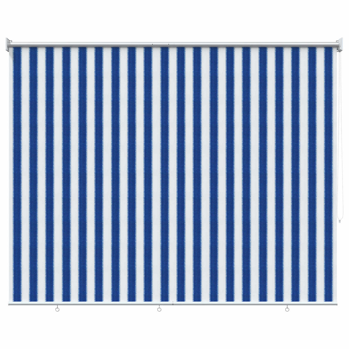 Vanjska roleta 90% blokada UV zraka Plava i bijela pruga 220 x 140 cm