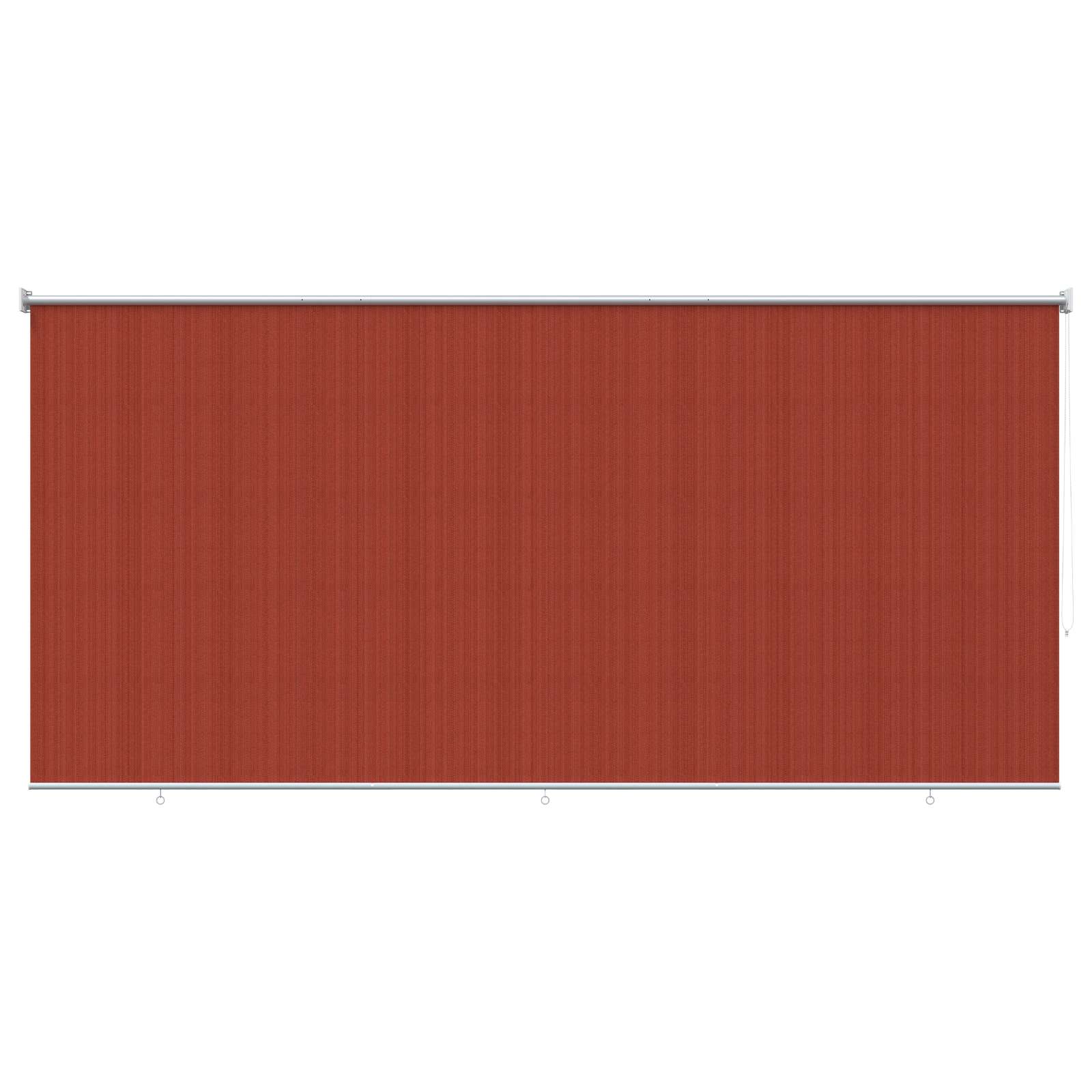 Vanjska roleta 90% blokada UV zraka Terrakota 400 x 140 cm HDPE