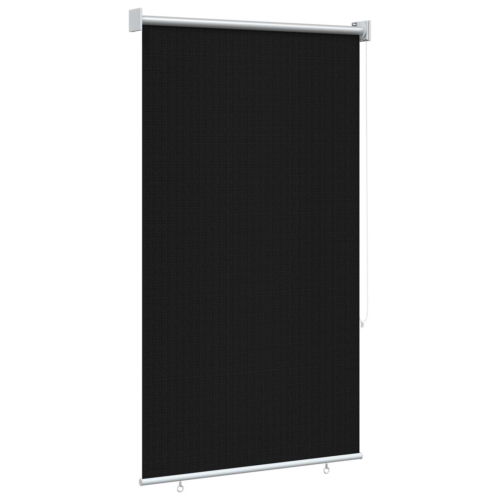 Vanjska roleta 90% blokada UV zraka Crna 80 x 140 cm HDPE