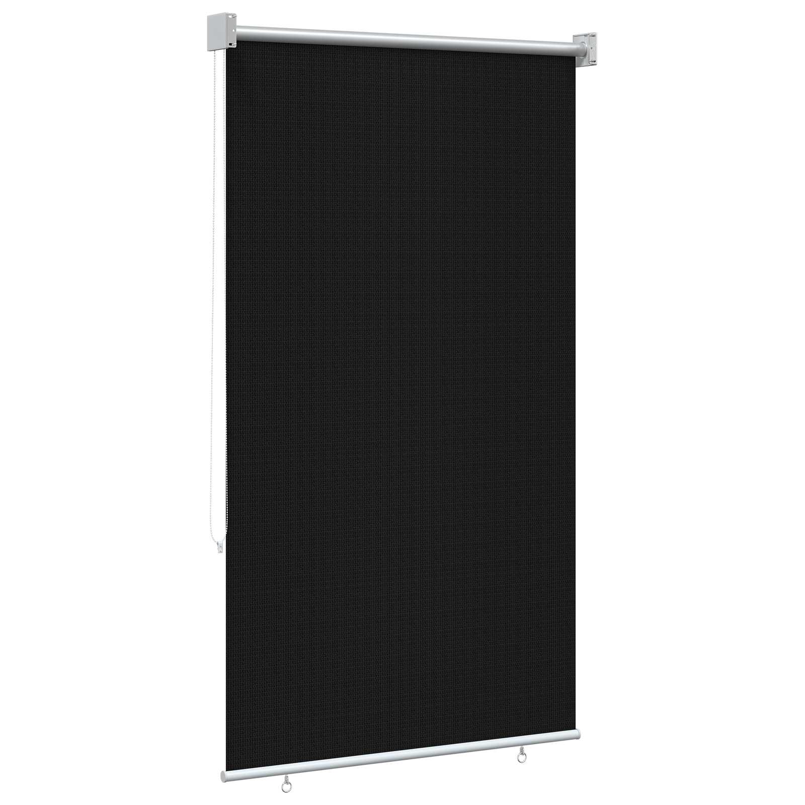 Vanjska roleta 90% blokada UV zraka Crna 80 x 230 cm HDPE