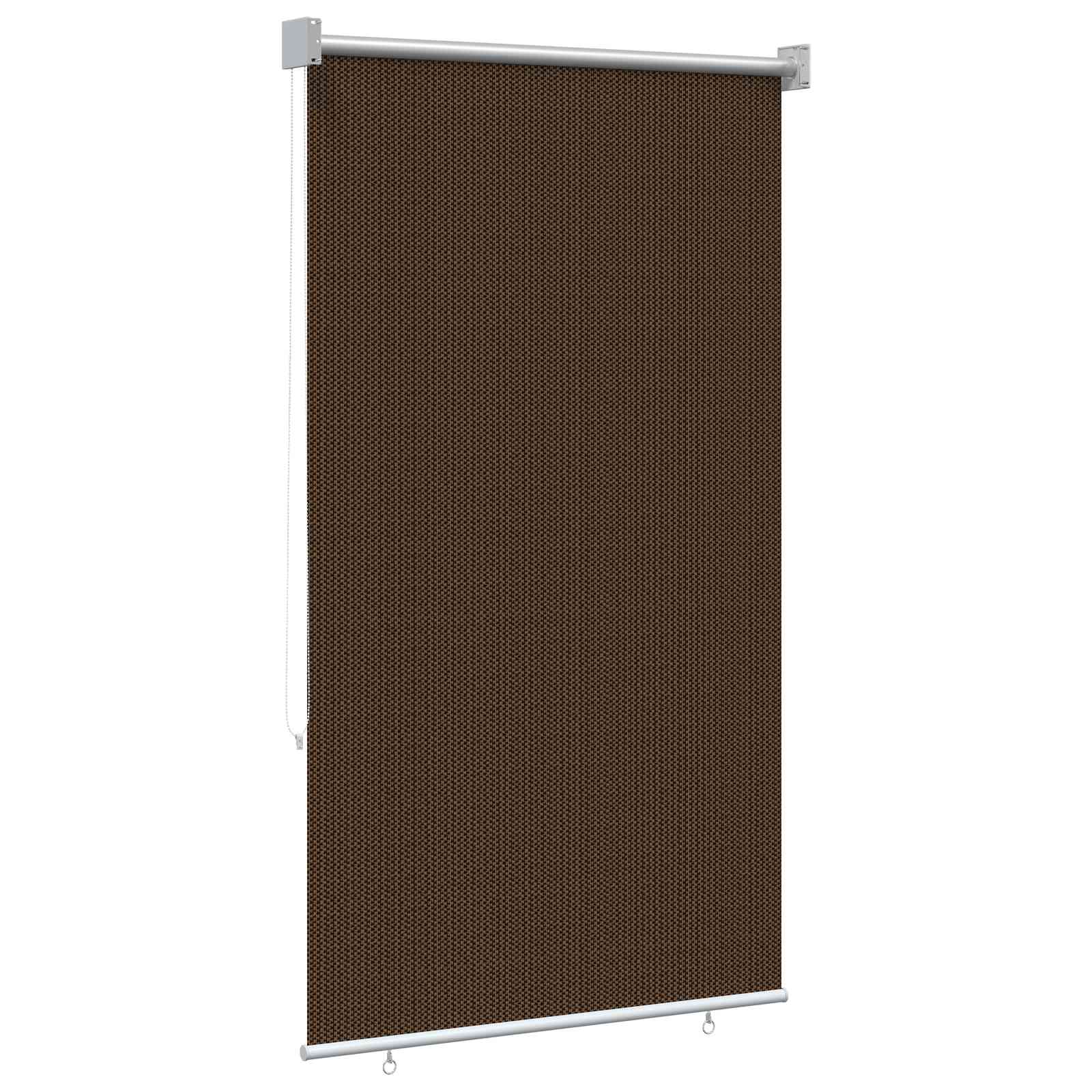 Vanjska roleta 90% blokada UV zraka Smeđa 60 x 140 cm HDPE