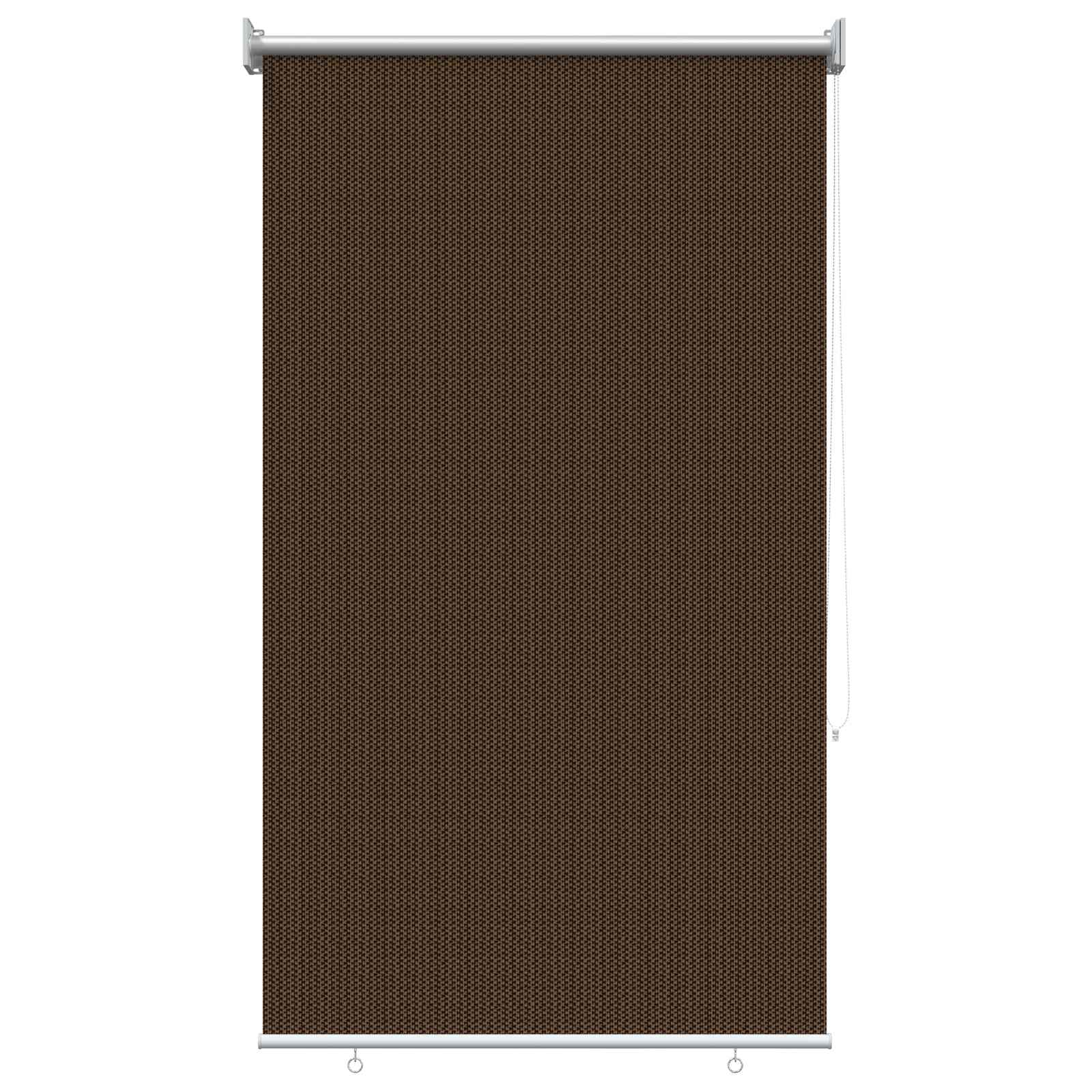 Vanjska roleta 90% blokada UV zraka Smeđa 60 x 140 cm HDPE