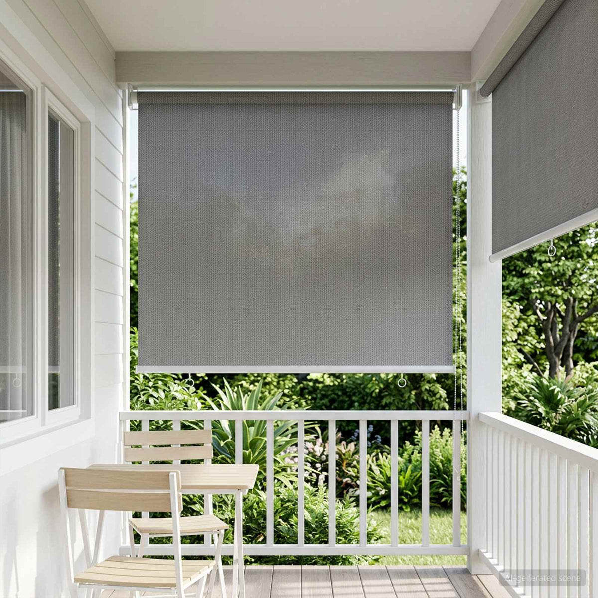 Vanjska roleta 90% blokada UV zraka Svjetlosiva 60 x 230 cm