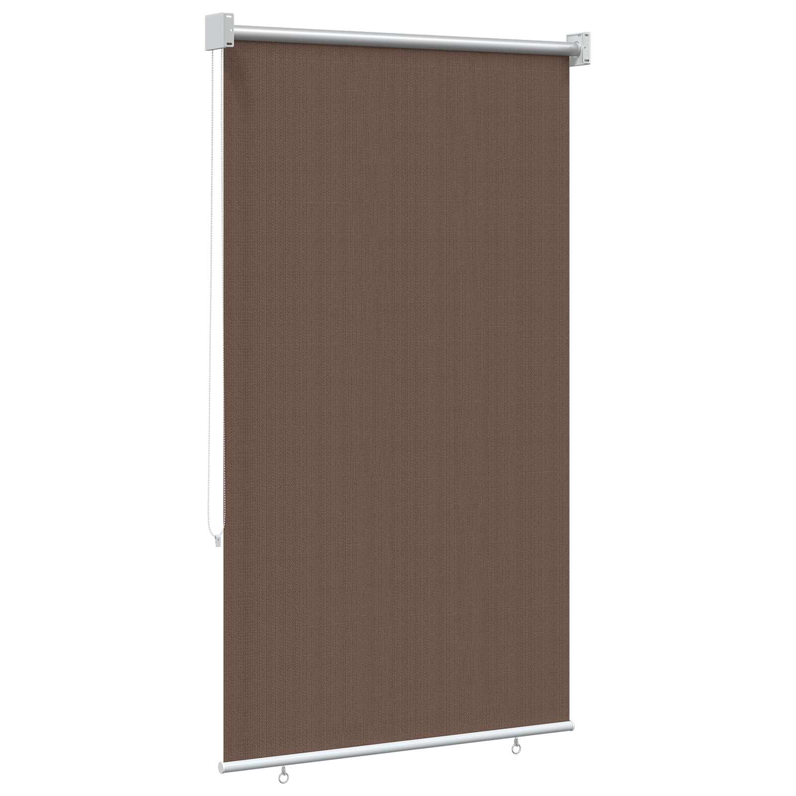 Vanjska roleta 90% blokada UV zraka Sivosmeđa 100 x 140 cm HDPE
