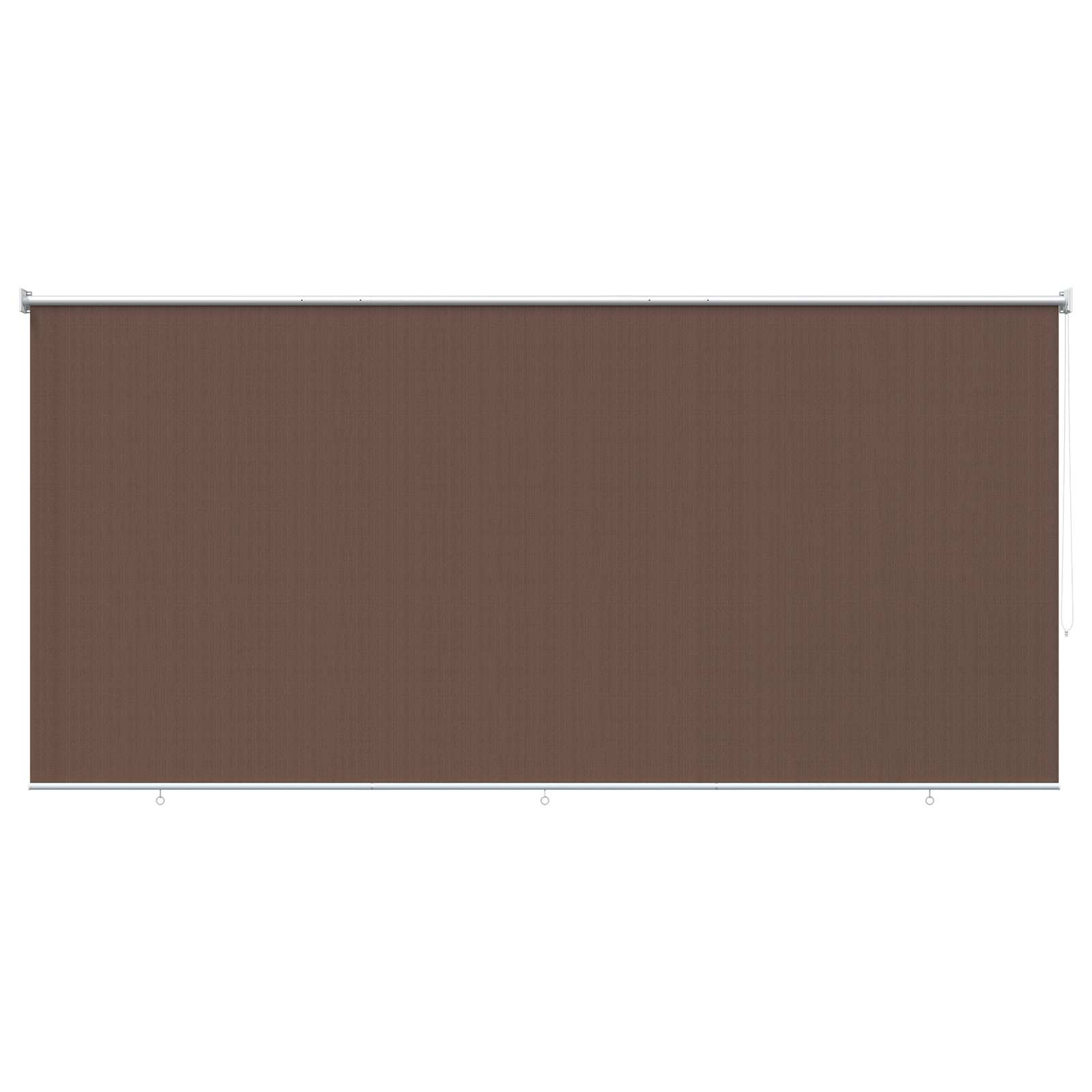 Vanjska roleta 90% blokada UV zraka Sivosmeđa 240 x 140 cm HDPE