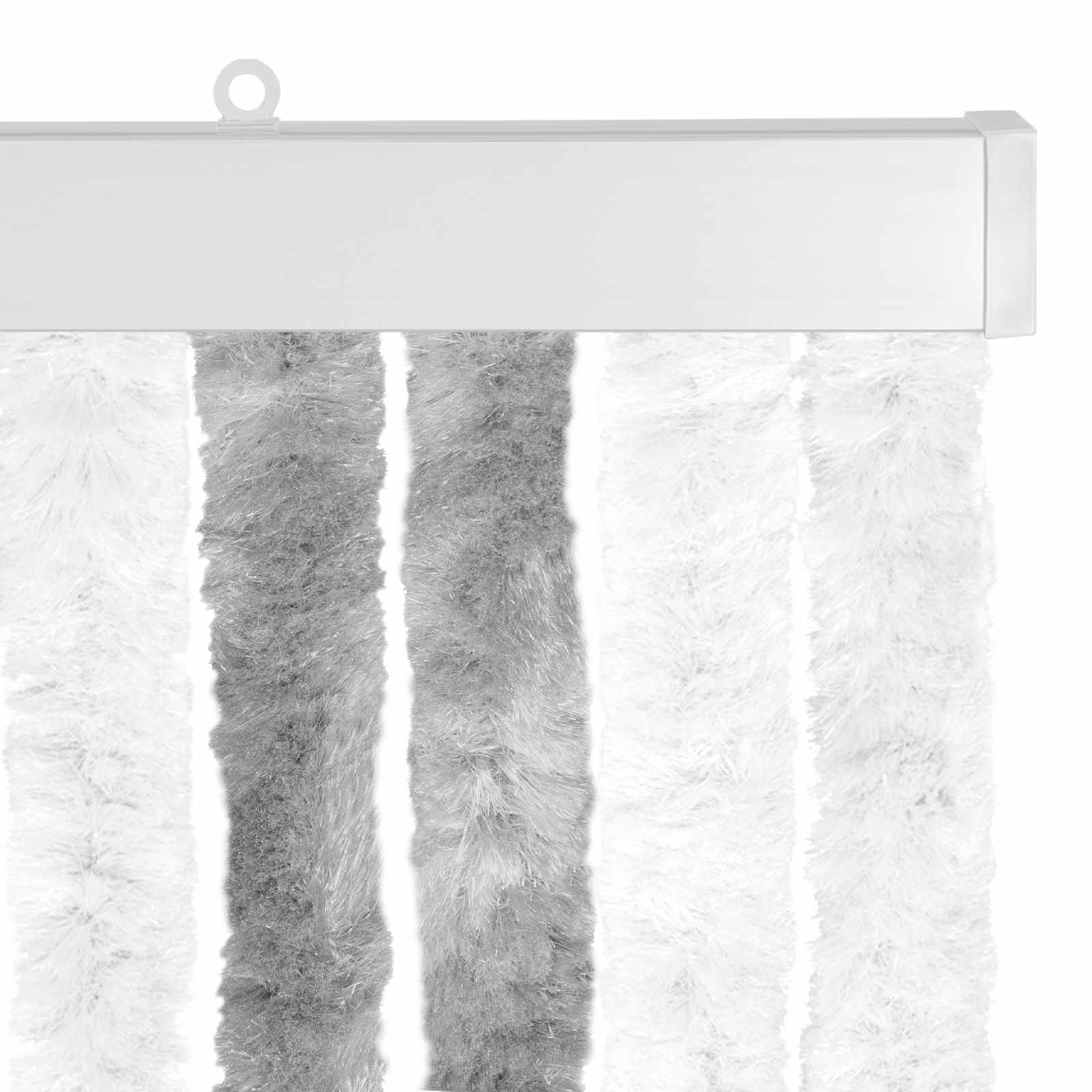 Zavjesa protiv insekata Chenille Siva i bijela 56 x 200 cm