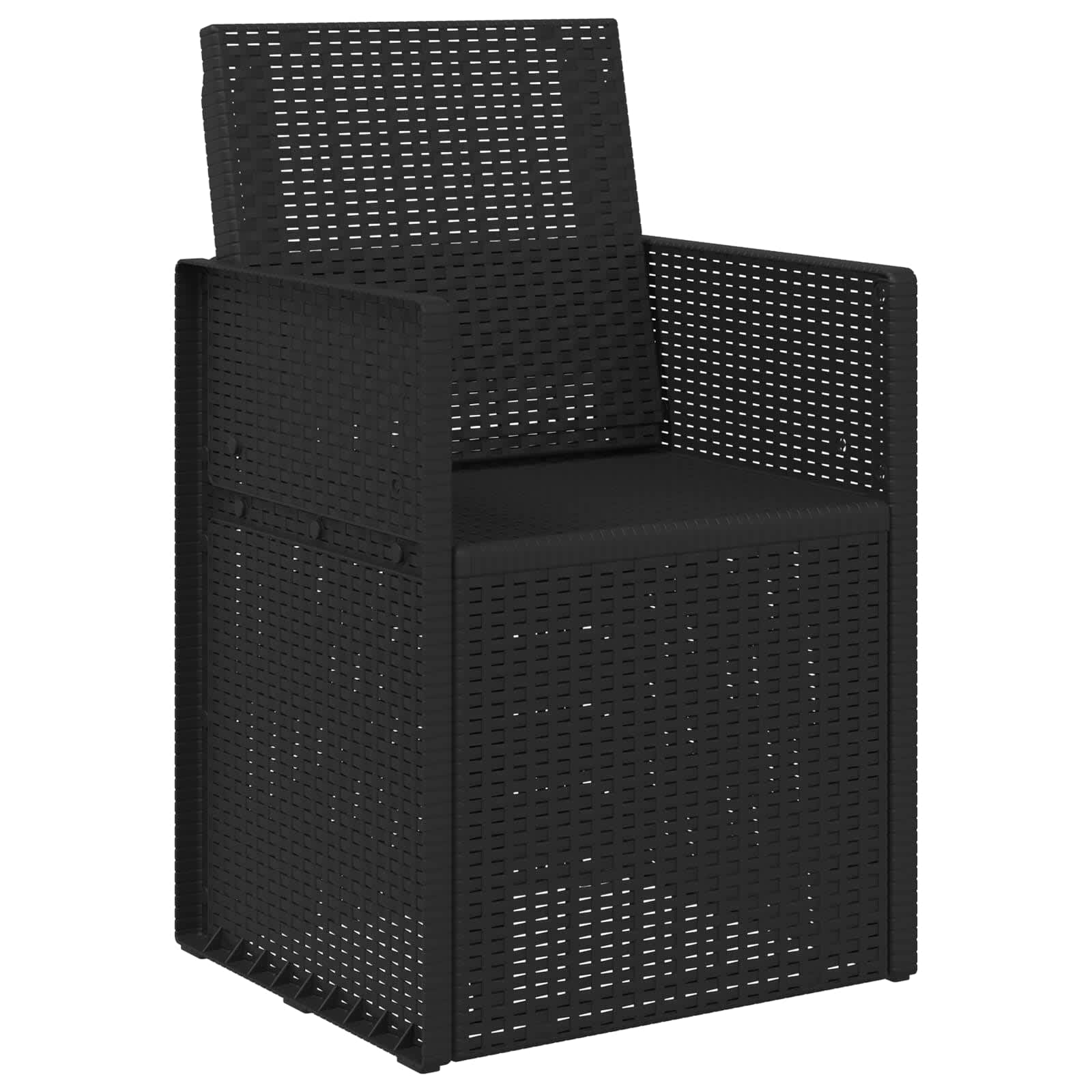 Vrtne stolice za blagovanje 2 pcs Antracit 53 x 47 x 88,5 cm PP