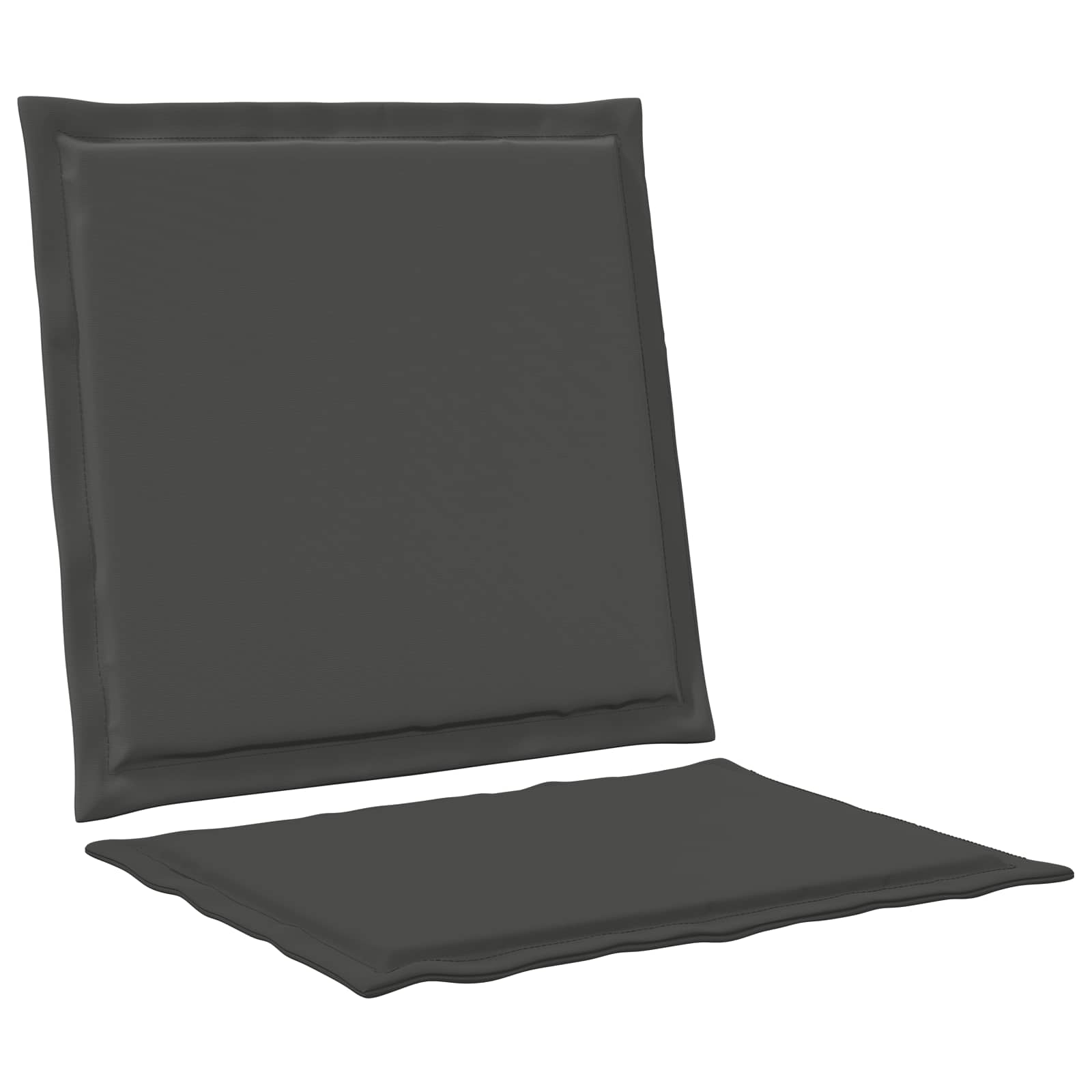 Jastučići za sjedenje i leđa 4 pcs Antracit 47 x 45 x 2 cm