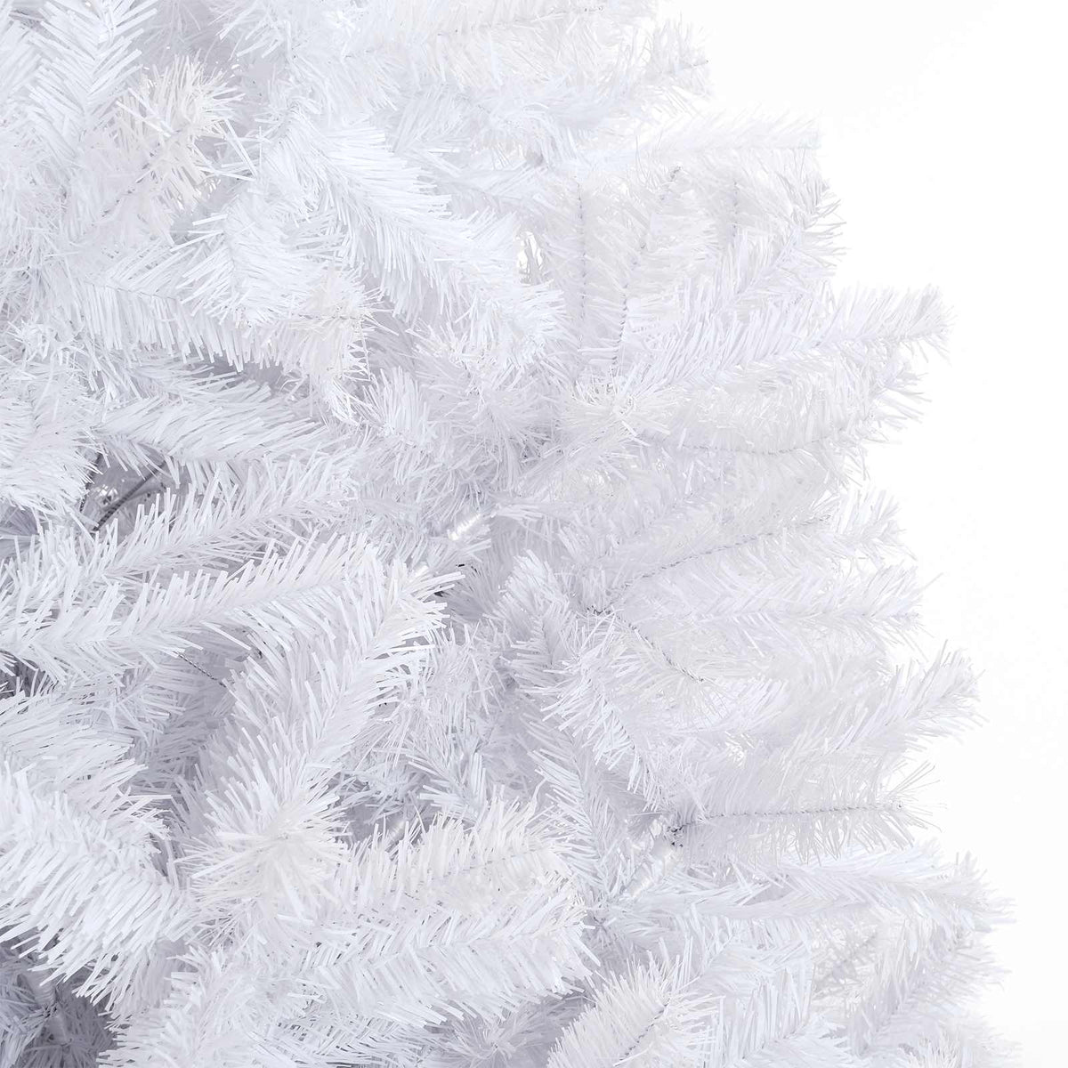 Umjetno božićno drvce s stalakom Bijelo 300 cm PVC i čelik