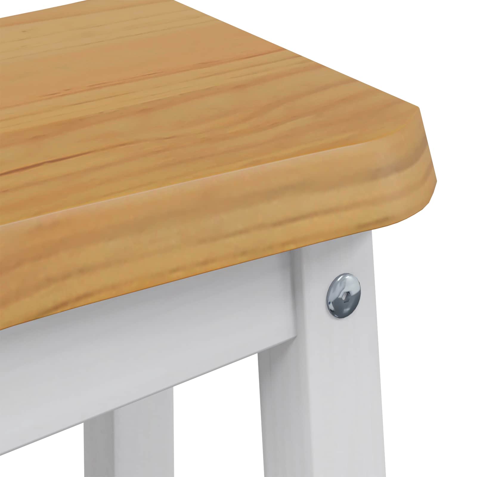 Barska stolica EKAI 2 pcs Bijela 40 x 29 x 45,5 cm