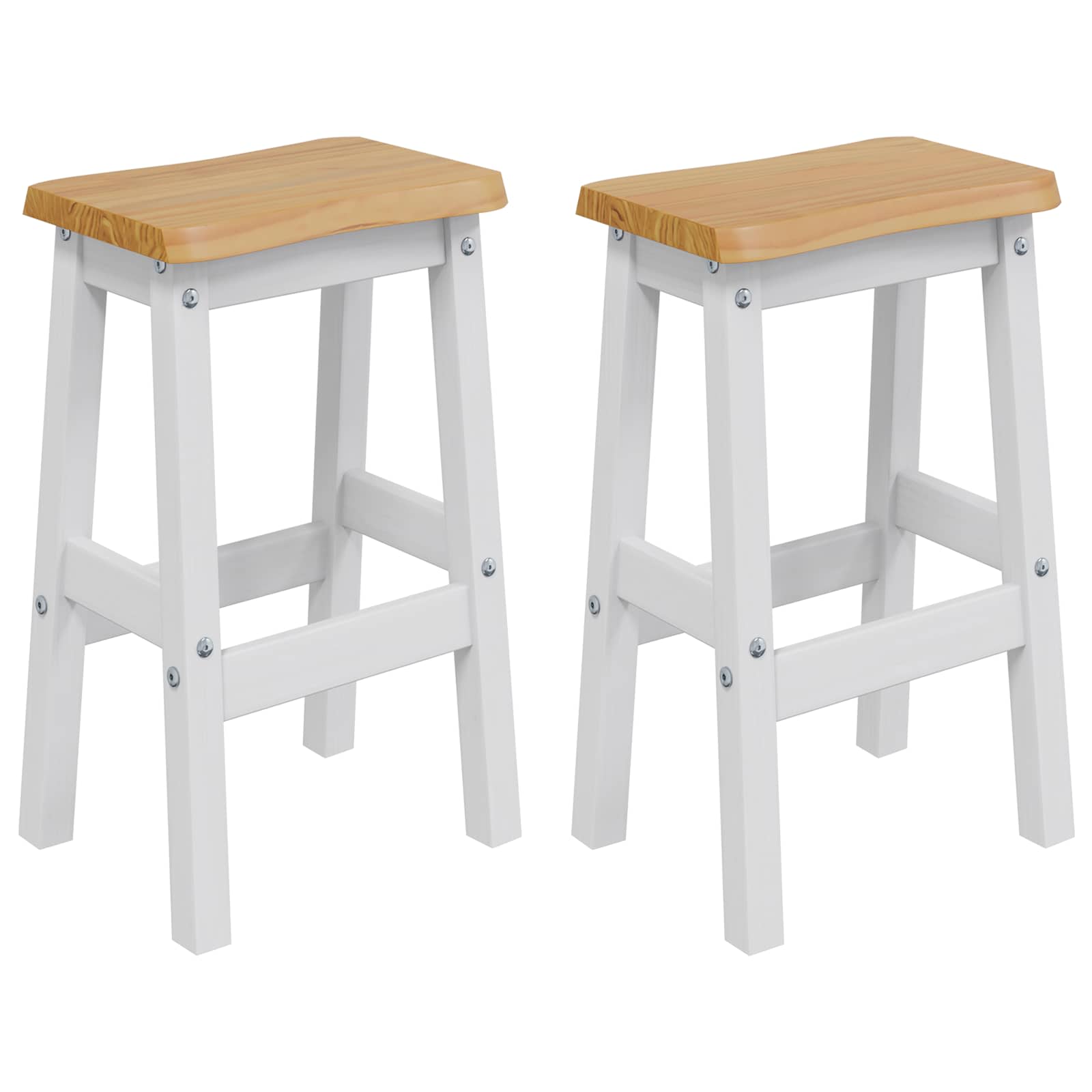 Visoka barska stolica EKAI 2 pcs Bijela 40 x 29 x 63 cm