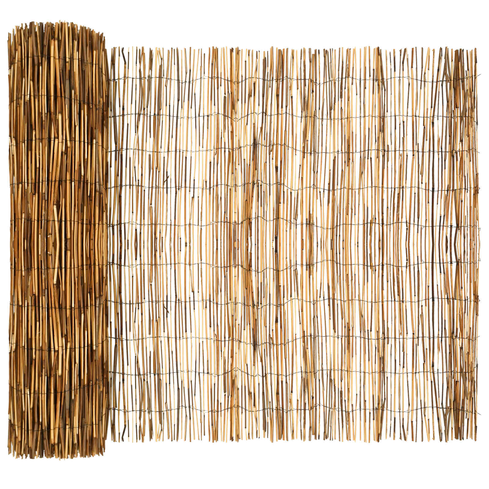Vrtna Ograda Karbonizirano 300 x 100 cm Trska