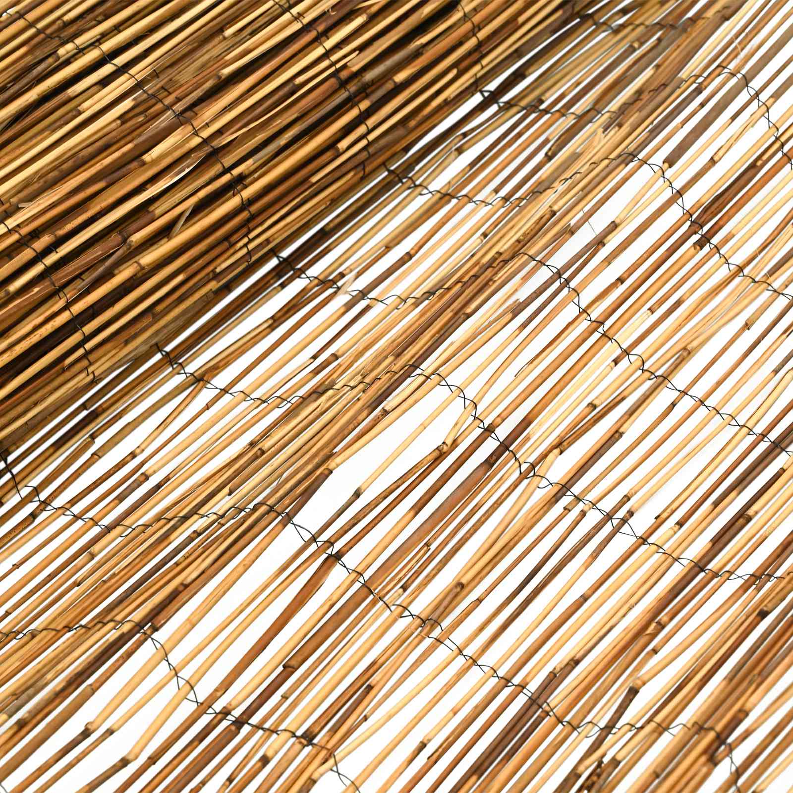 Vrtna Ograda Karbonizirano 600 x 100 cm Trska