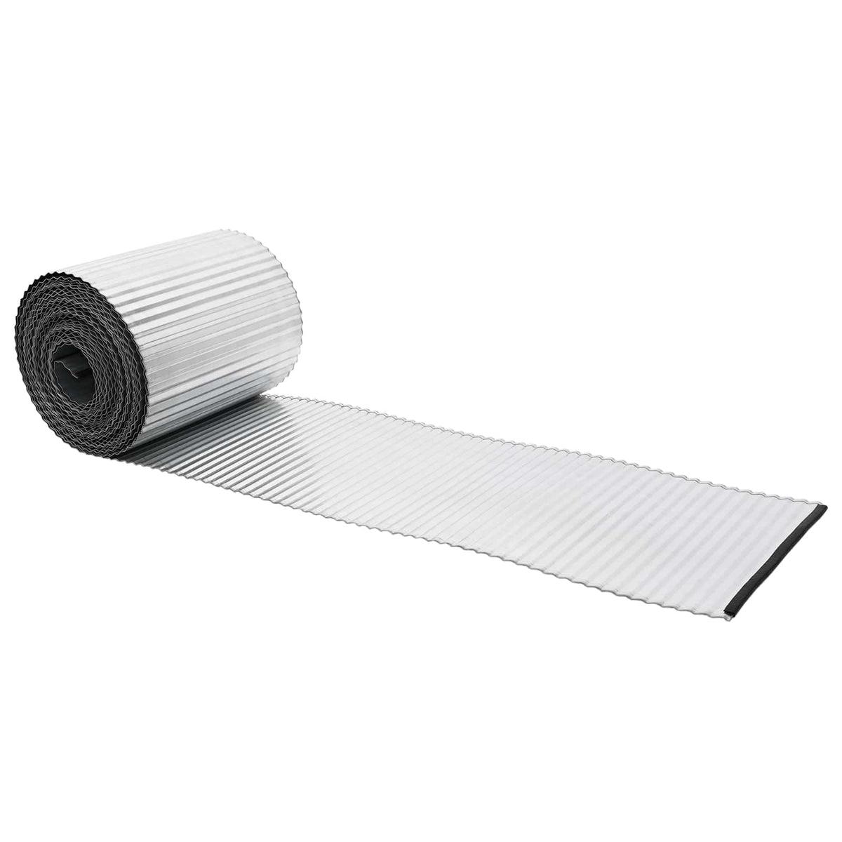 Ograda oko Travnjaka 20 m x 15 cm Pocinčani čelik Srebrna