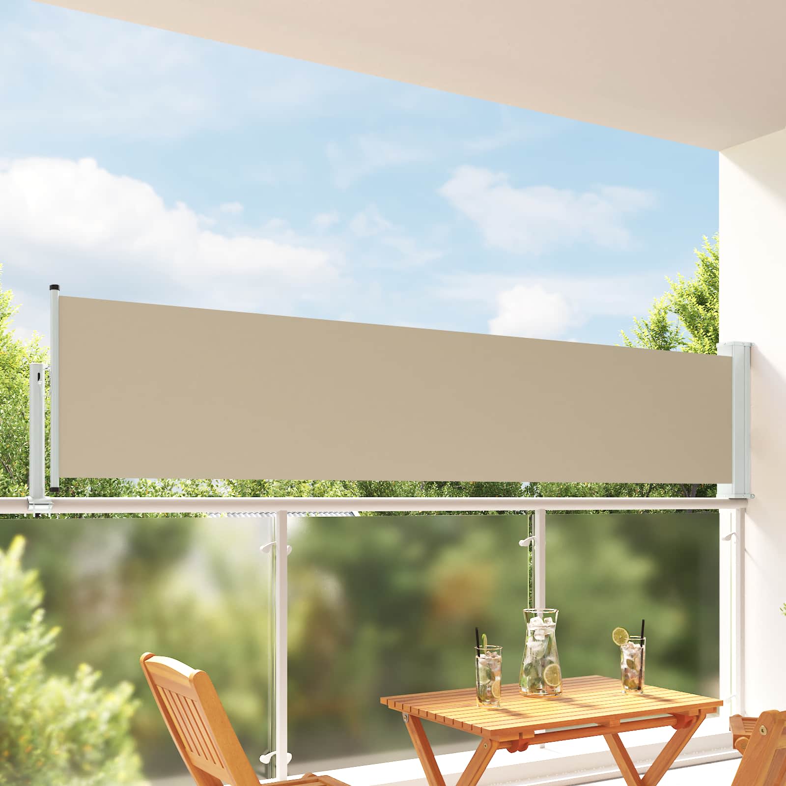 Bočna tendu 100% poliester, željezo, čelik