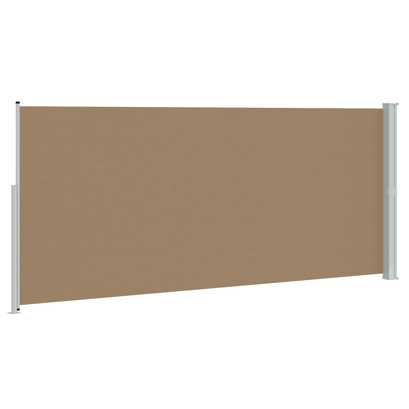 Retraktabilna bočna tende Sivosmeđa 300 x 180 cm Poliester