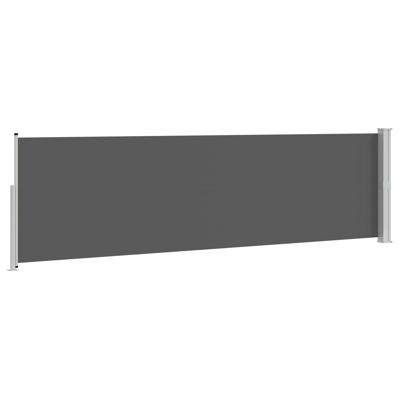 Retraktabilna bočna tende Antracit 500 x 160 cm Poliester