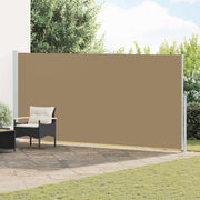 Retraktabilna bočna tende Sivosmeđa 600 x 200 cm Poliester