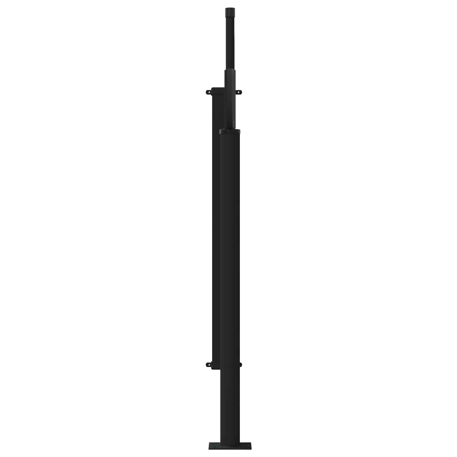 Retraktabilna bočna tende Siva 500 x 100 cm Poliester