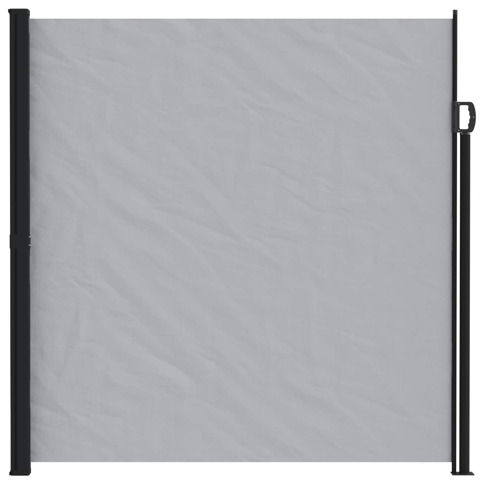 Retraktabilna bočna tende Siva 500 x 220 cm Poliester