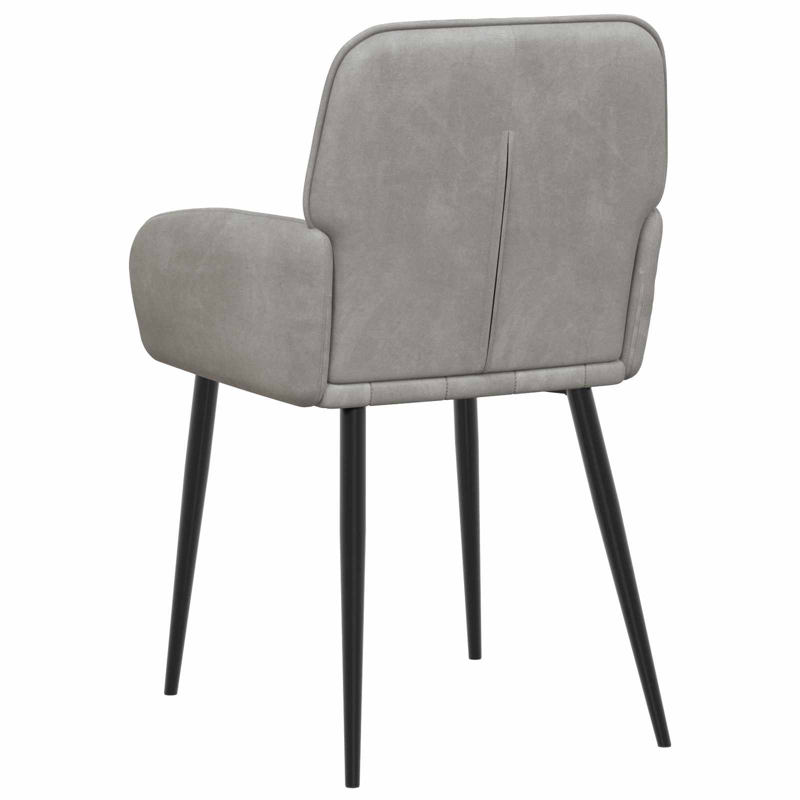 Trpezarijske stolice 4 pcs Baršun Svjetlosiva 57 x 50 x 85 cm