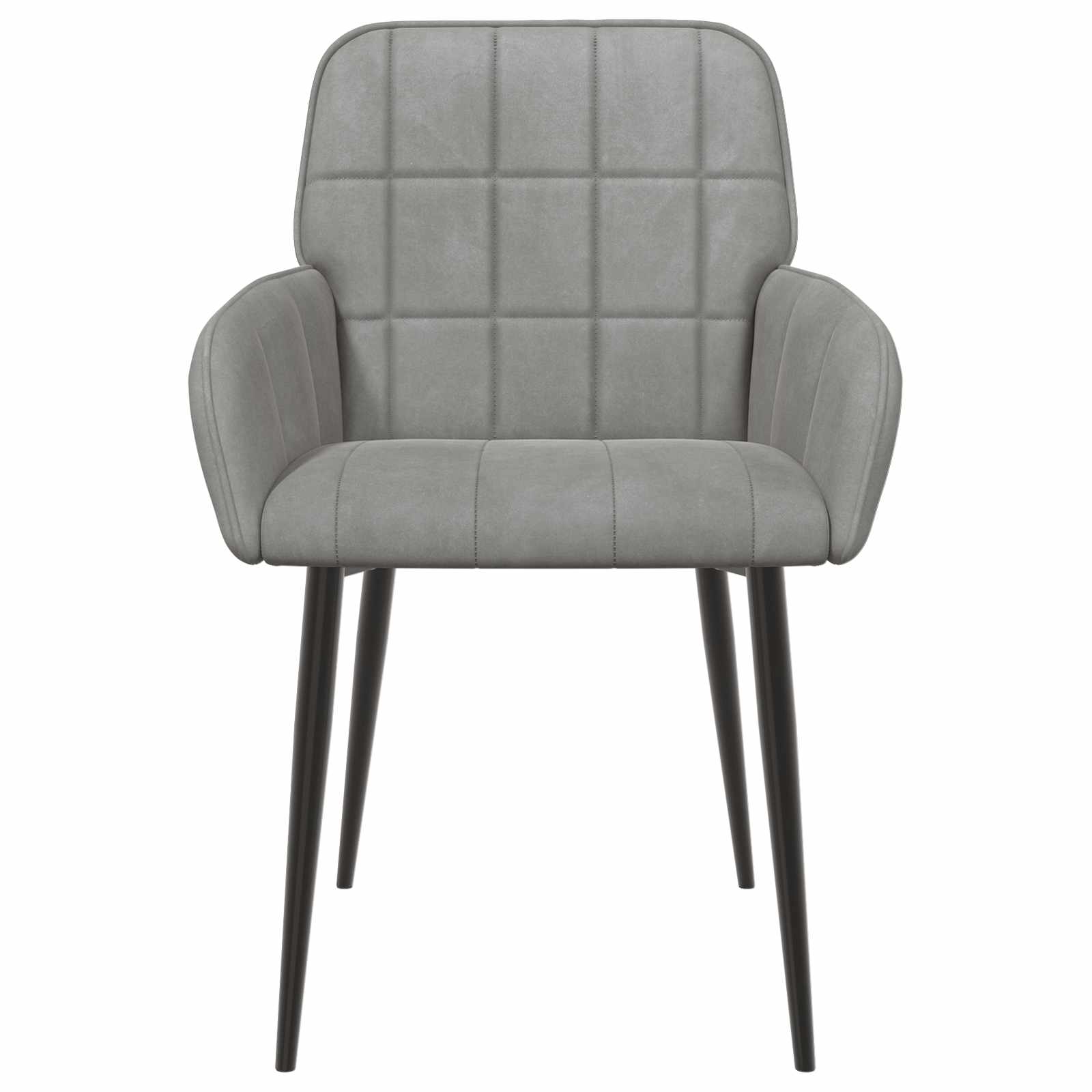 Trpezarijske stolice 4 pcs Baršun Svjetlosiva 57 x 50 x 85 cm