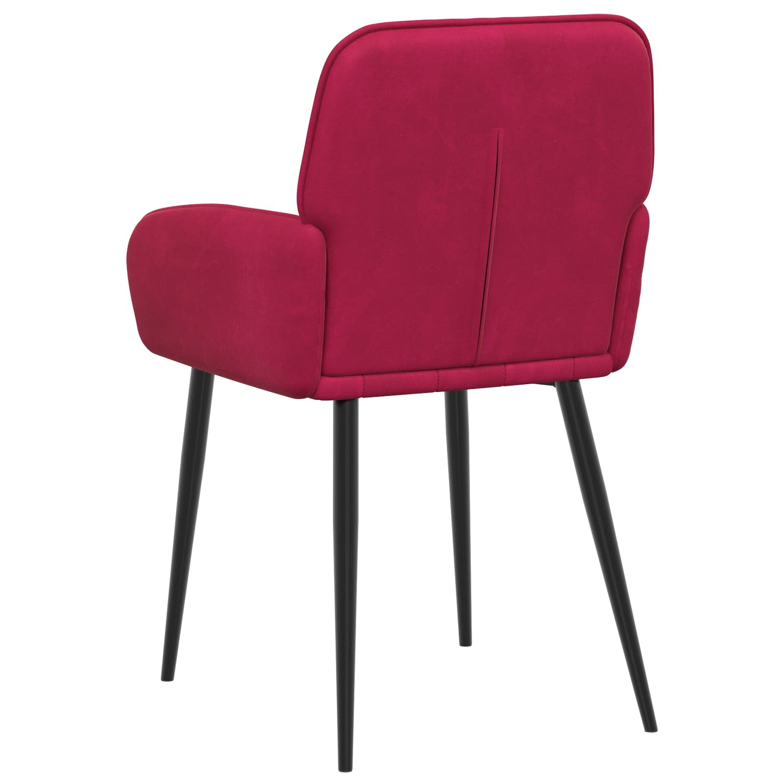 Trpezarijske stolice 6 pcs Baršun Vinska crvena 57 x 50 x 85 cm