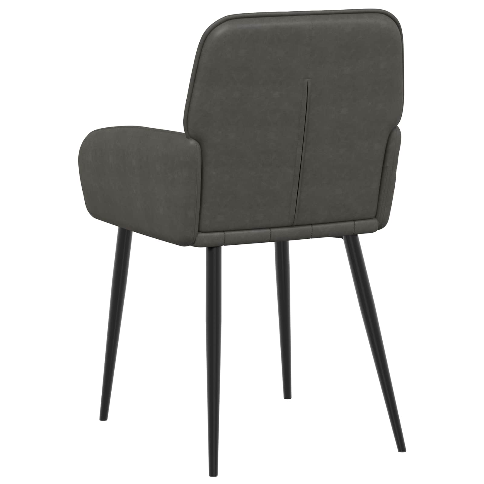Trpezarijske stolice 6 pcs Umjetna koža Crna 57 x 50 x 85 cm