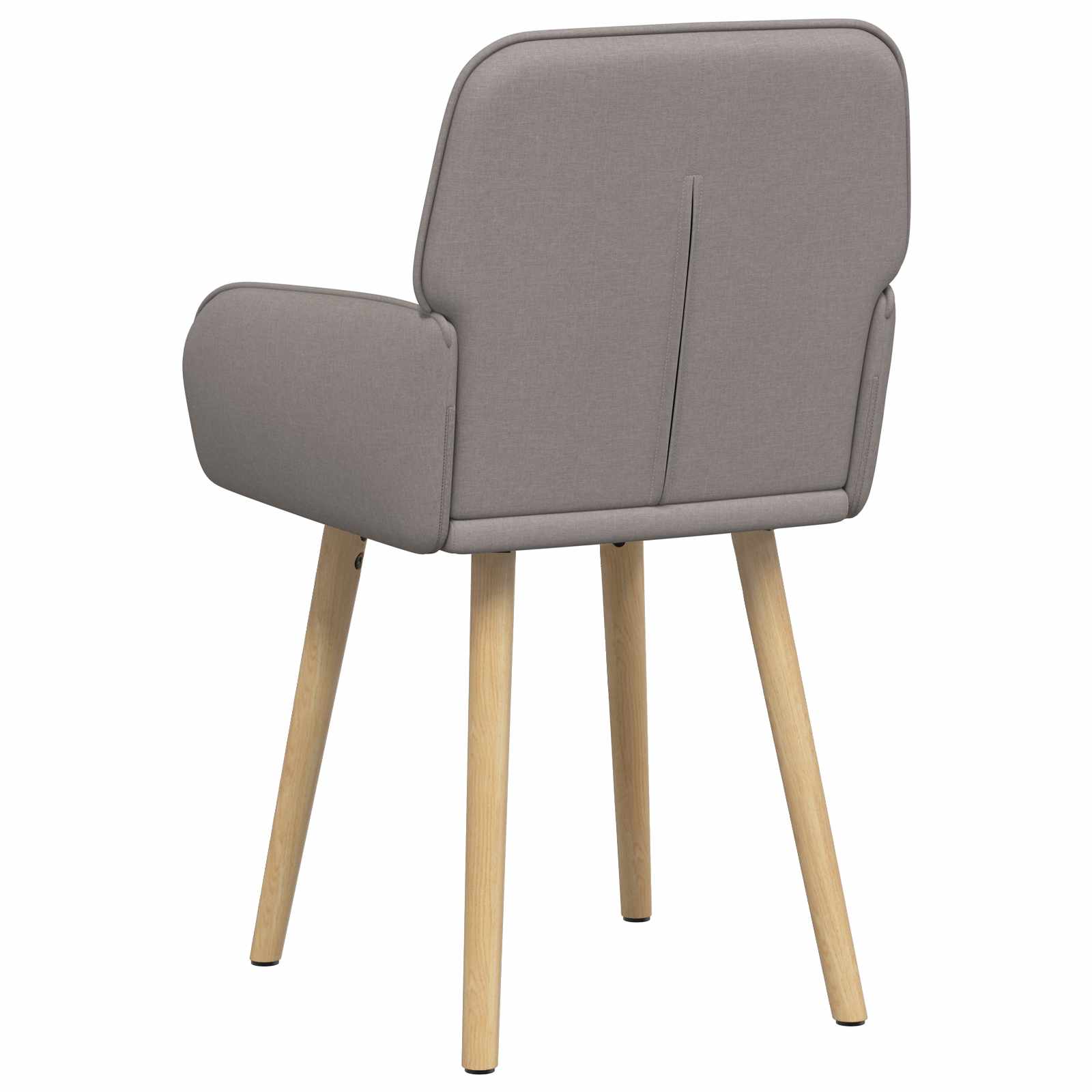 Trpezarijske stolice 4 pcs Tkanina Sivosmeđa