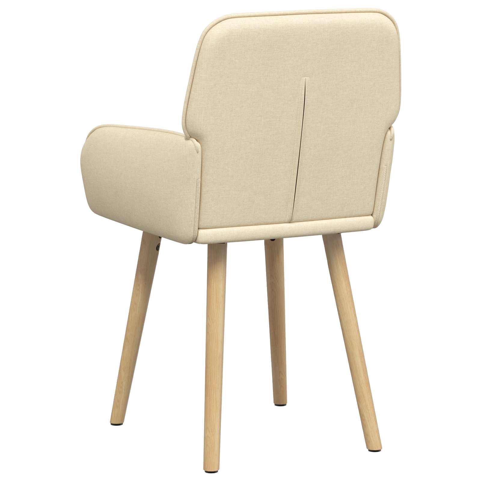 Trpezarijske stolice 6 pcs Tkanina Krem 56,5 x 50 x 87,5 cm
