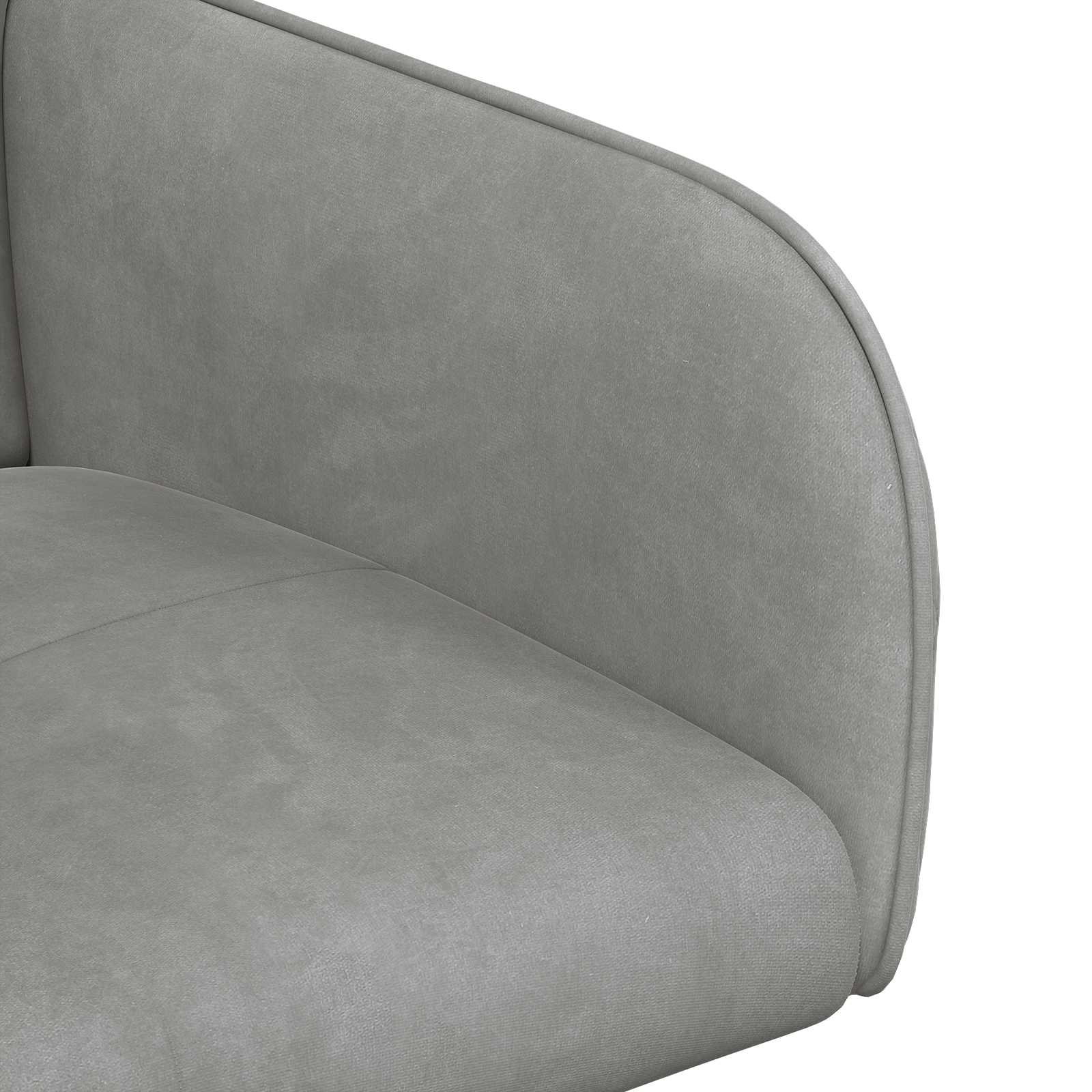 Trpezarijske stolice 4 pcs Baršun Svjetlosiva 59 x 56,5 x 86 cm