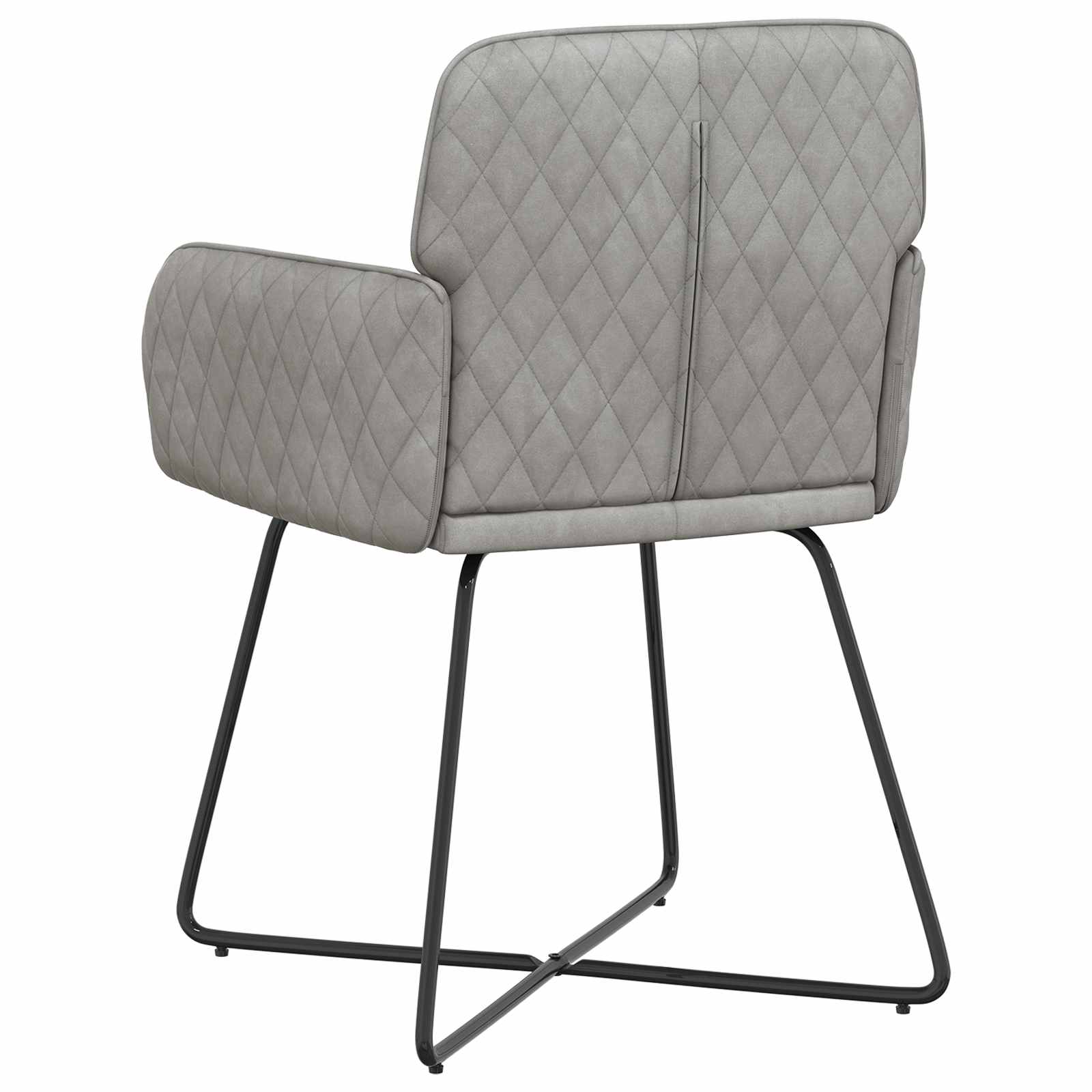 Trpezarijske stolice 4 pcs Baršun Svjetlosiva 59 x 56,5 x 86 cm