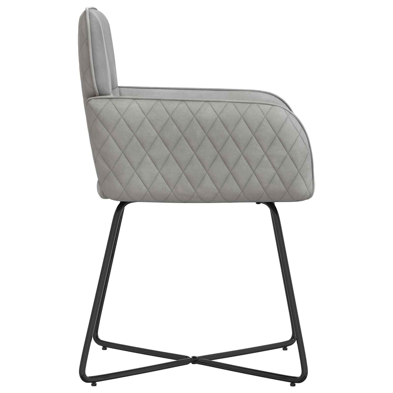 Trpezarijske stolice 4 pcs Baršun Svjetlosiva 59 x 56,5 x 86 cm