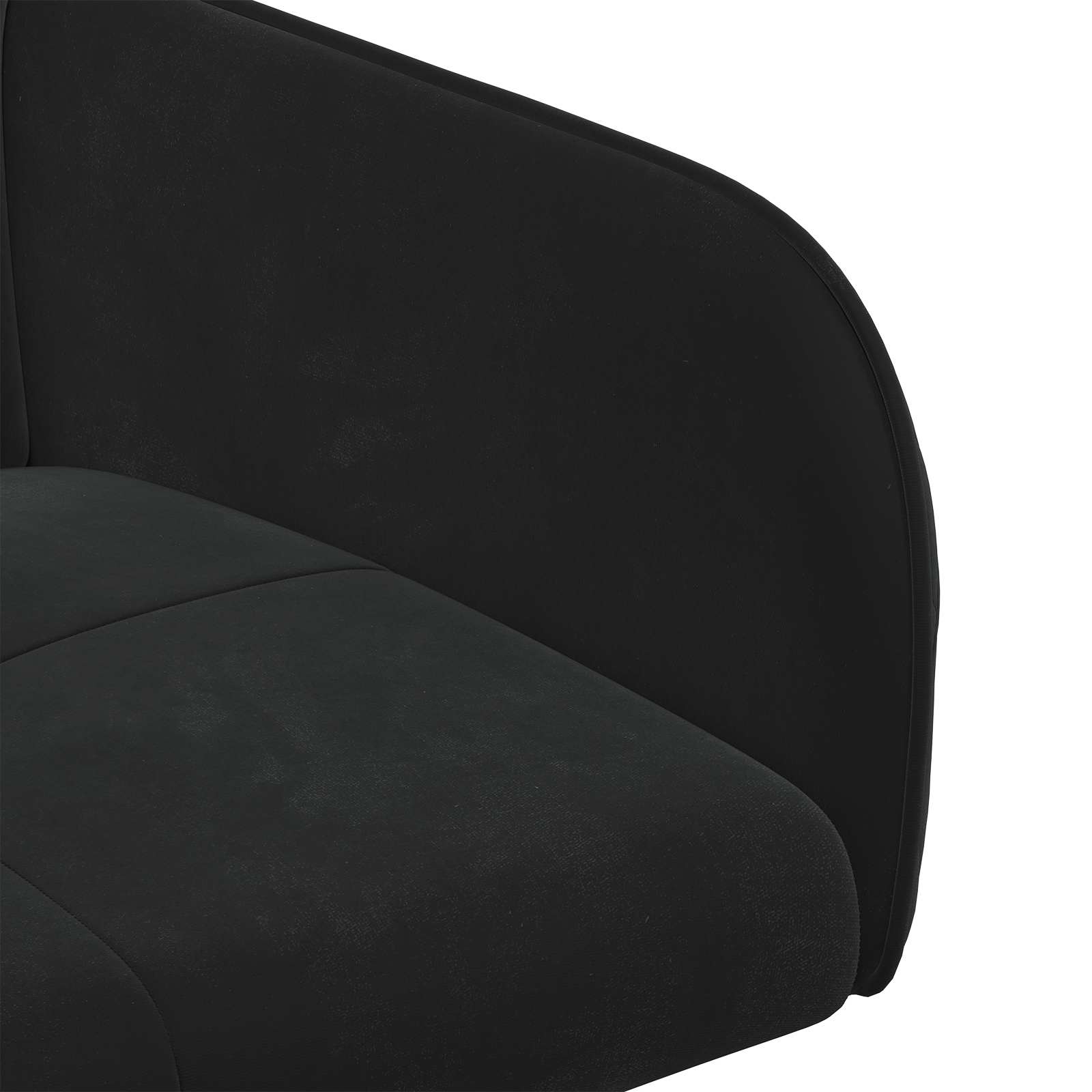 Trpezarijske stolice 4 pcs Baršun Crna 59 x 56,5 x 86 cm