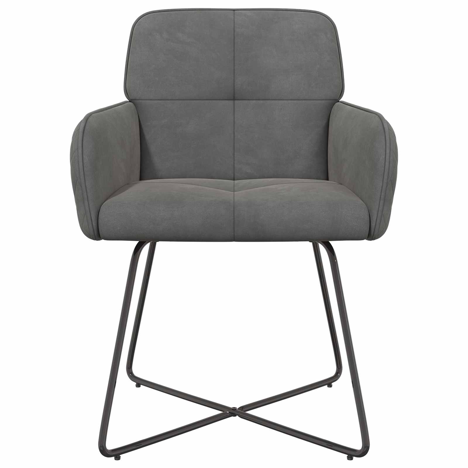 Trpezarijske stolice 6 pcs Baršun Tamnosiva 59 x 56,5 x 86 cm
