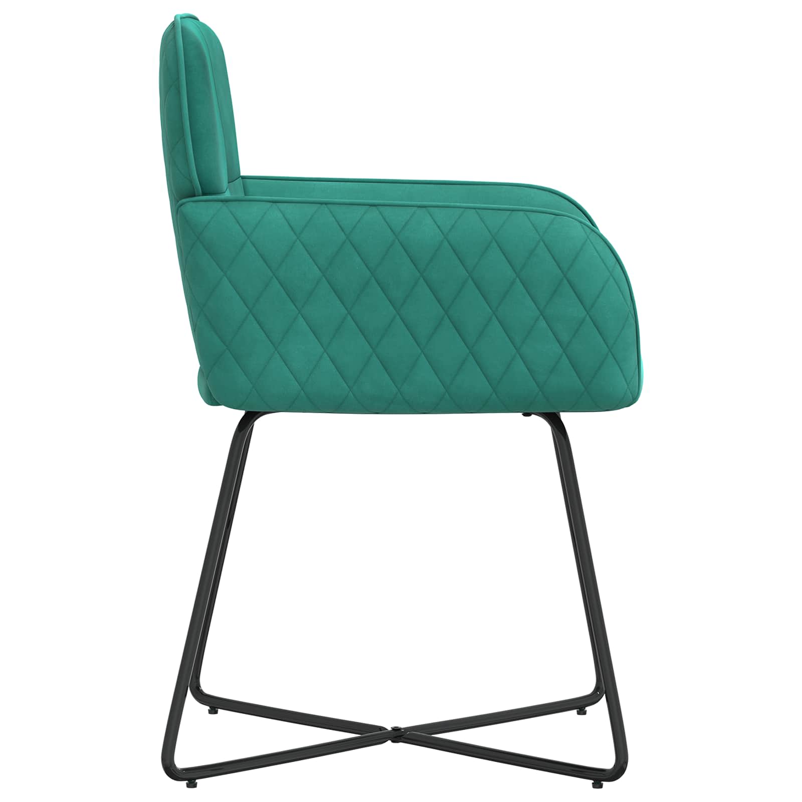 Trpezarijske stolice 6 pcs Baršun Tirkizna 59 x 56,5 x 86 cm