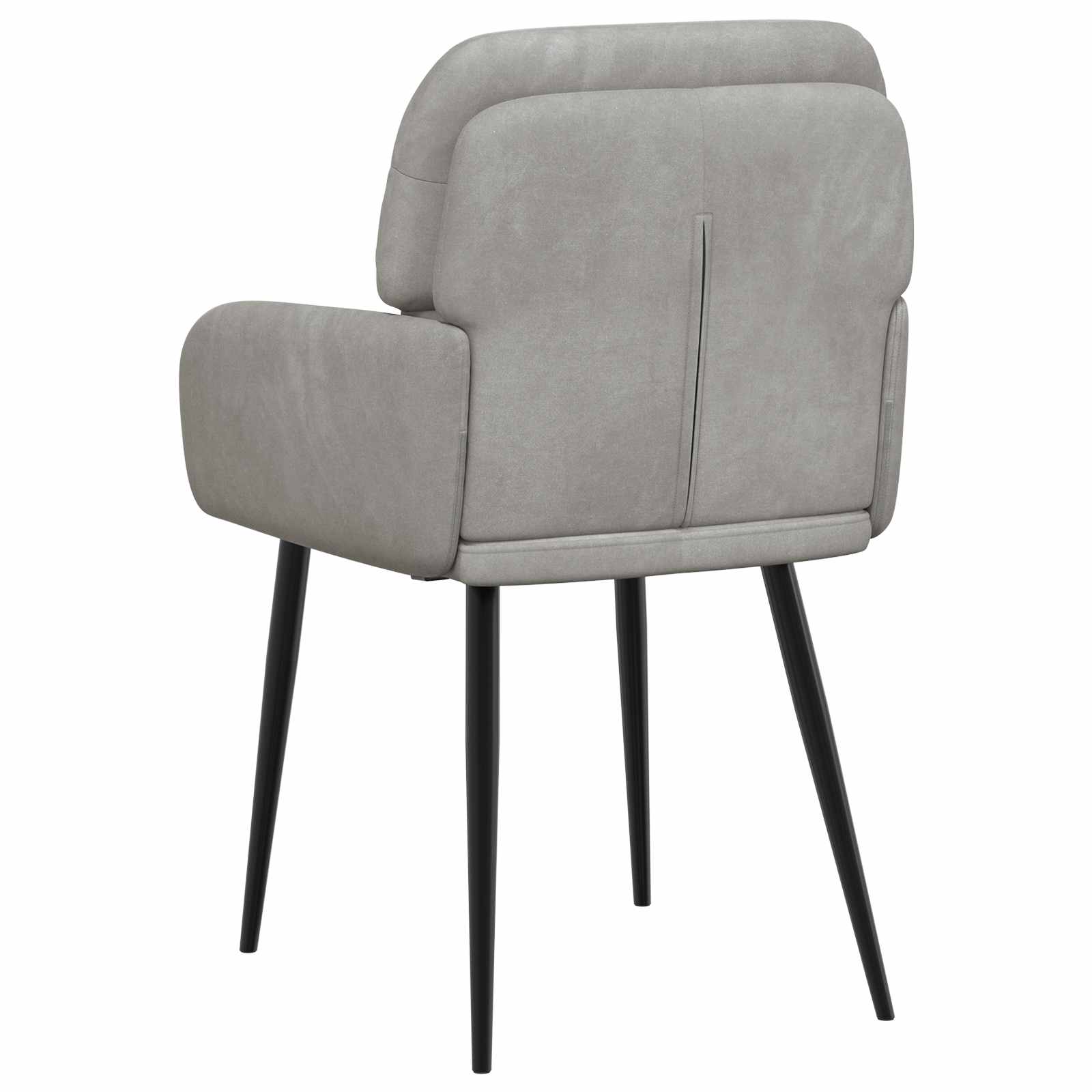 Trpezarijske stolice 4 pcs Baršun Svjetlosiva 59 x 59,5 x 90 cm