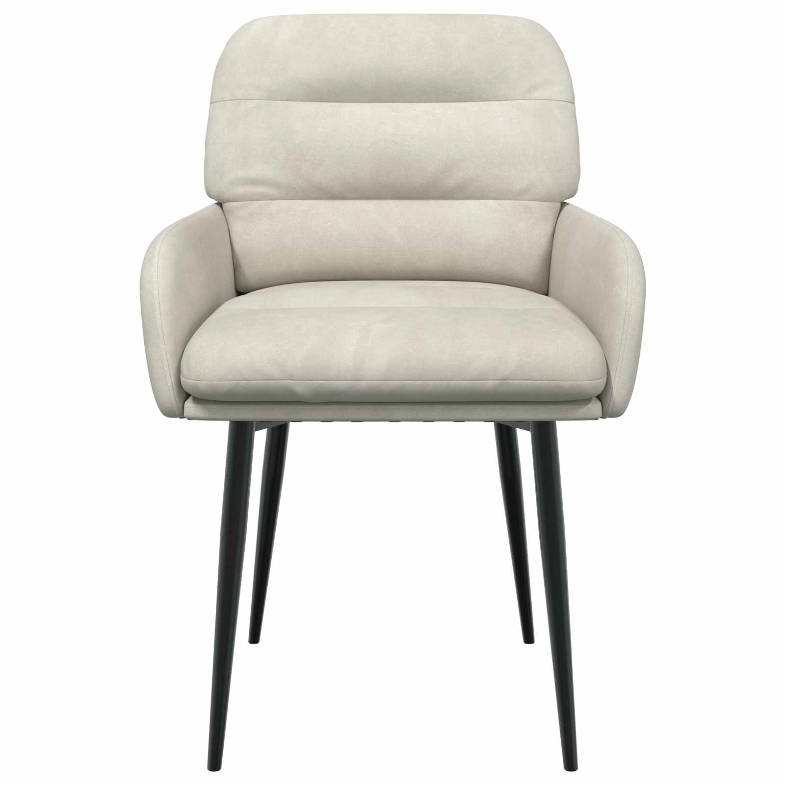Trpezarijske stolice 4 pcs Baršun Krem 59 x 59,5 x 90 cm